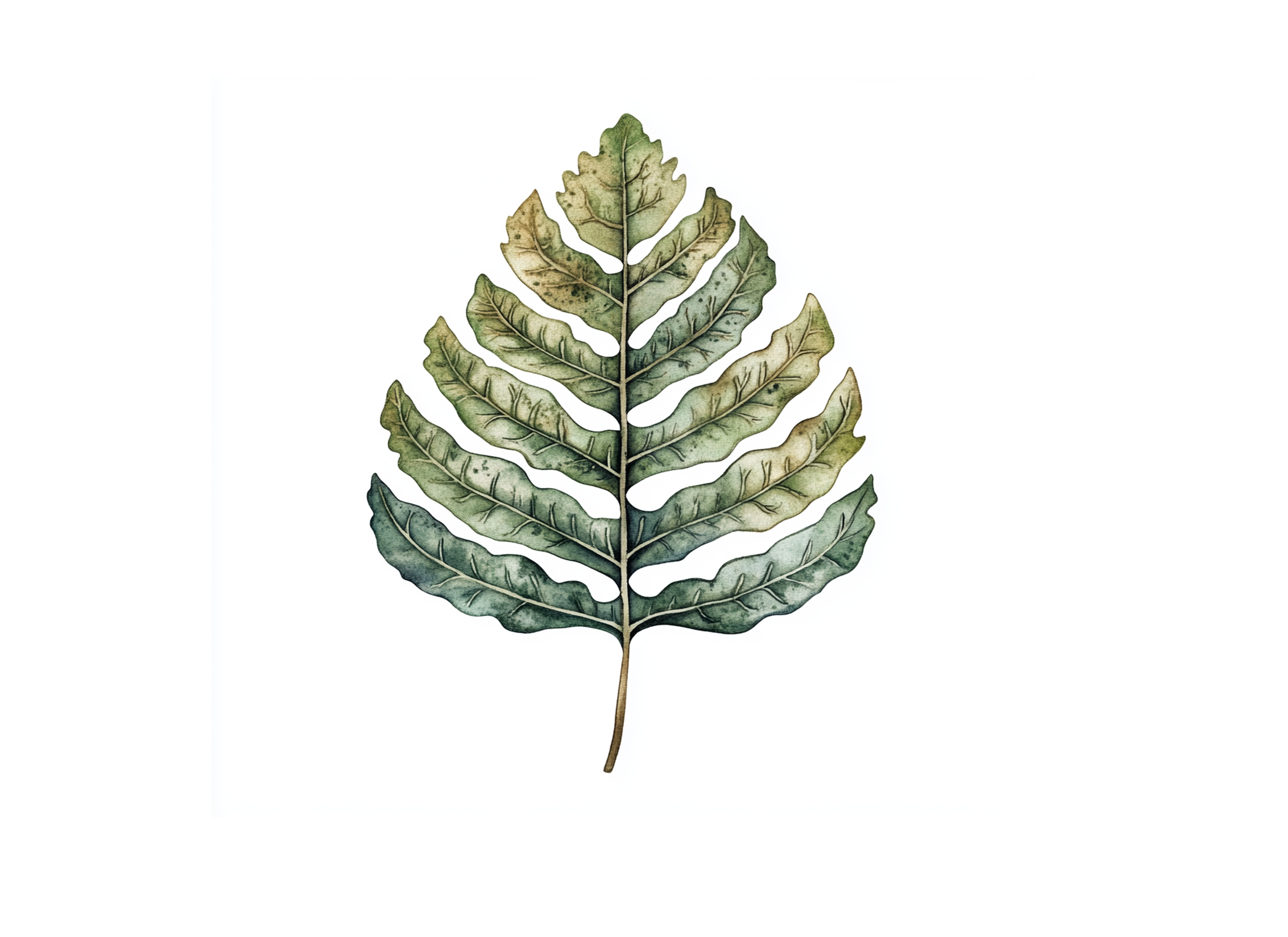 Botanical Leaves Clipart Bundle