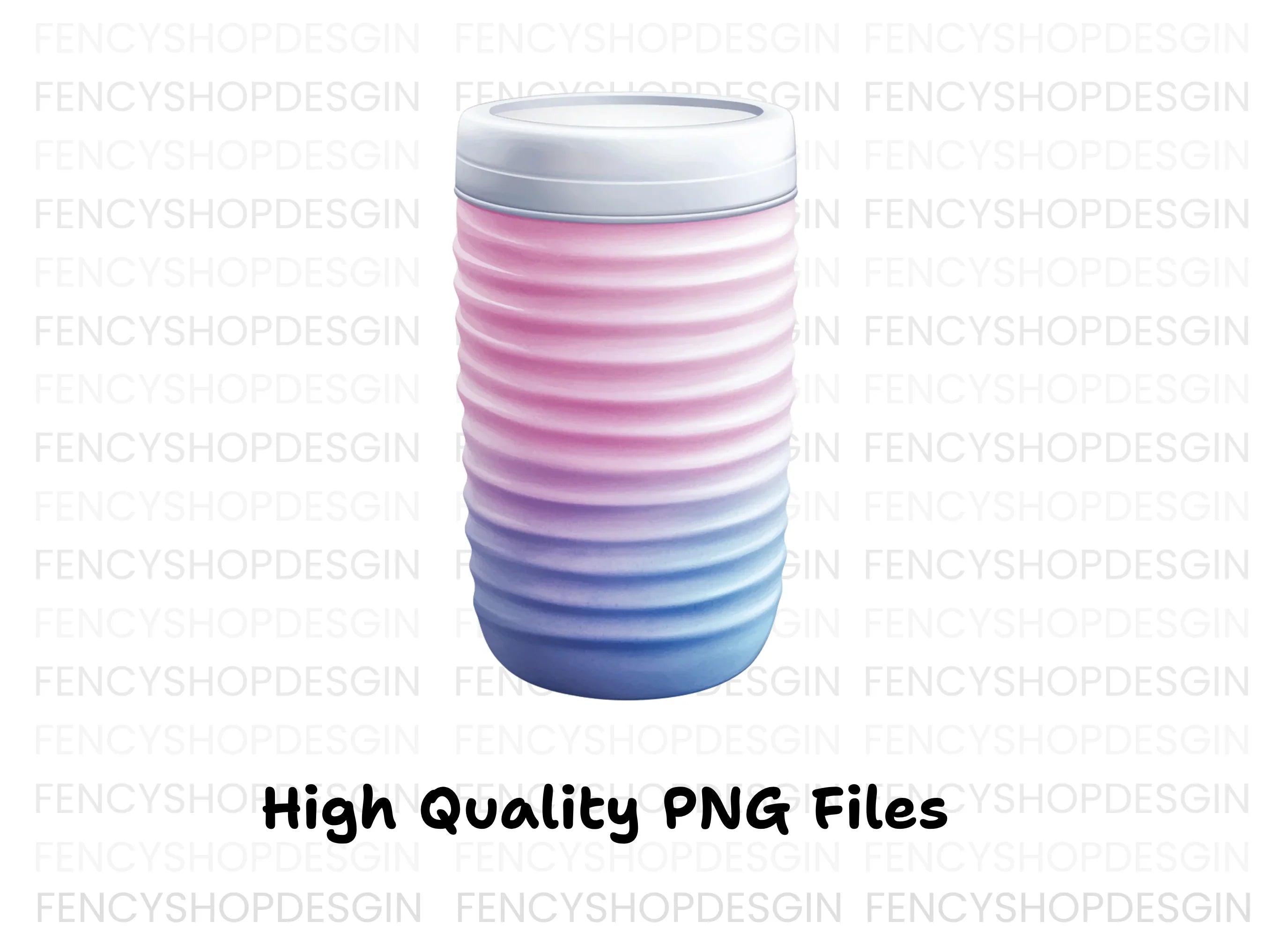 Gradient Insulated Tumbler Clipart Bundle