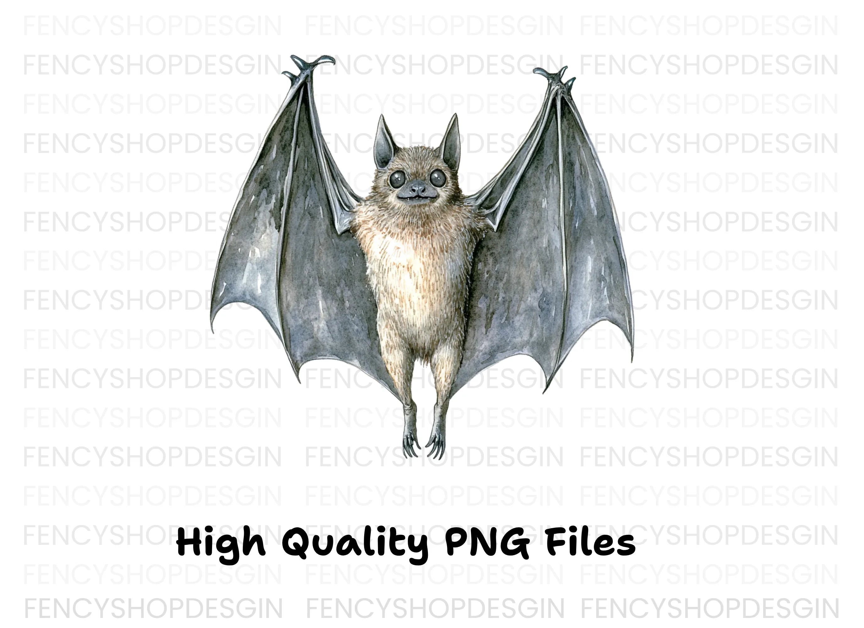 Cute Bat Clipart Bundle