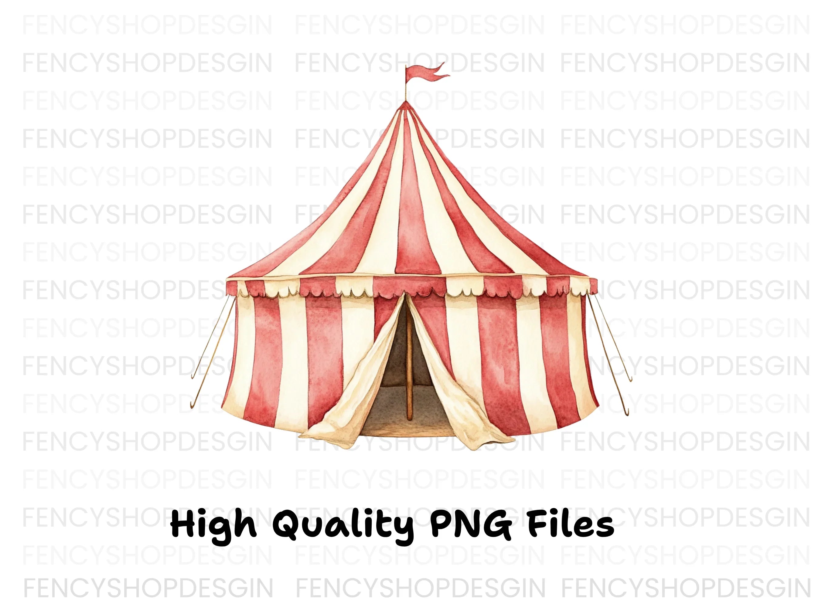 Circus Tent Clipart Bundle