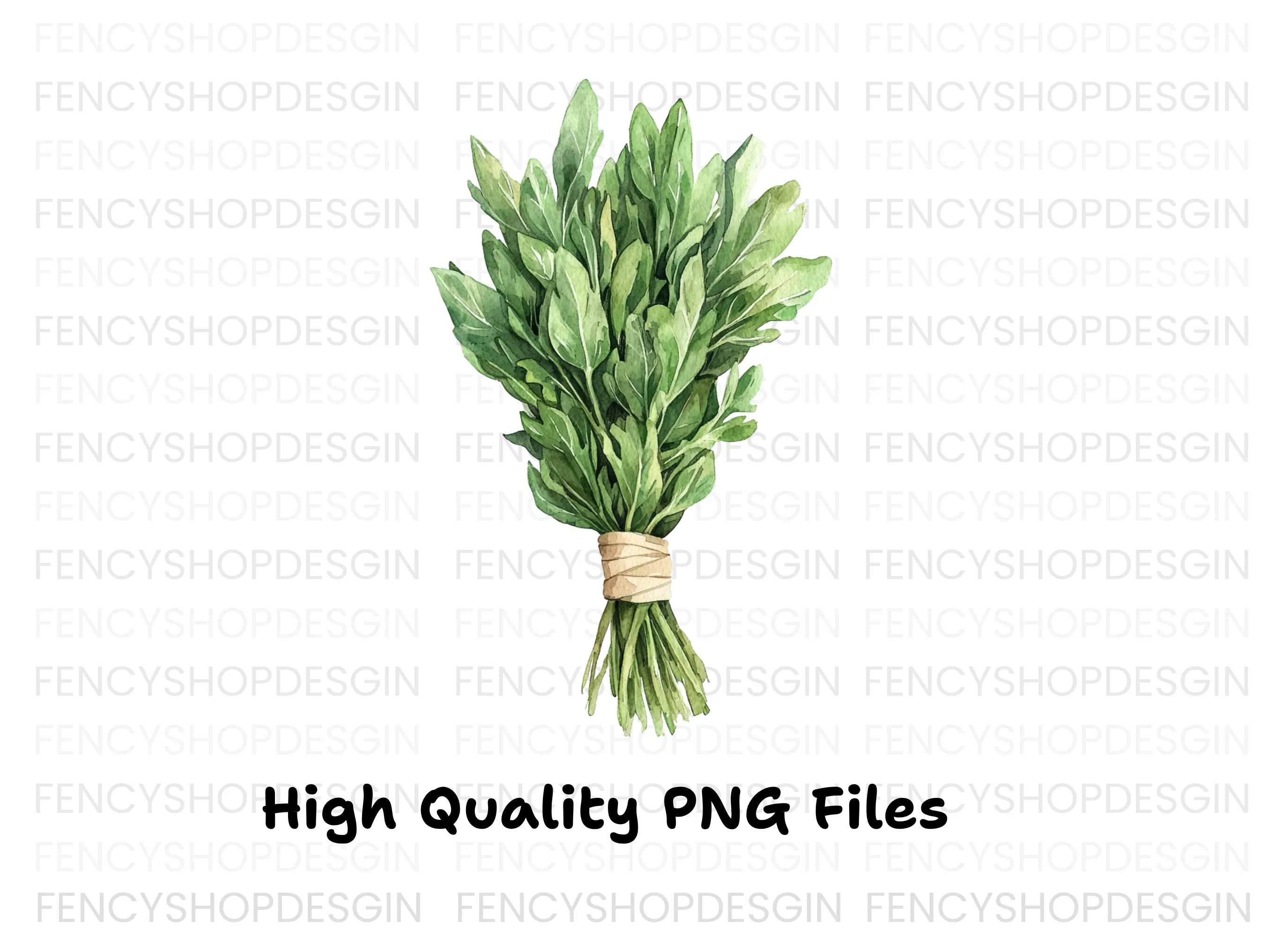 Herb Bouquets Clipart Bundle
