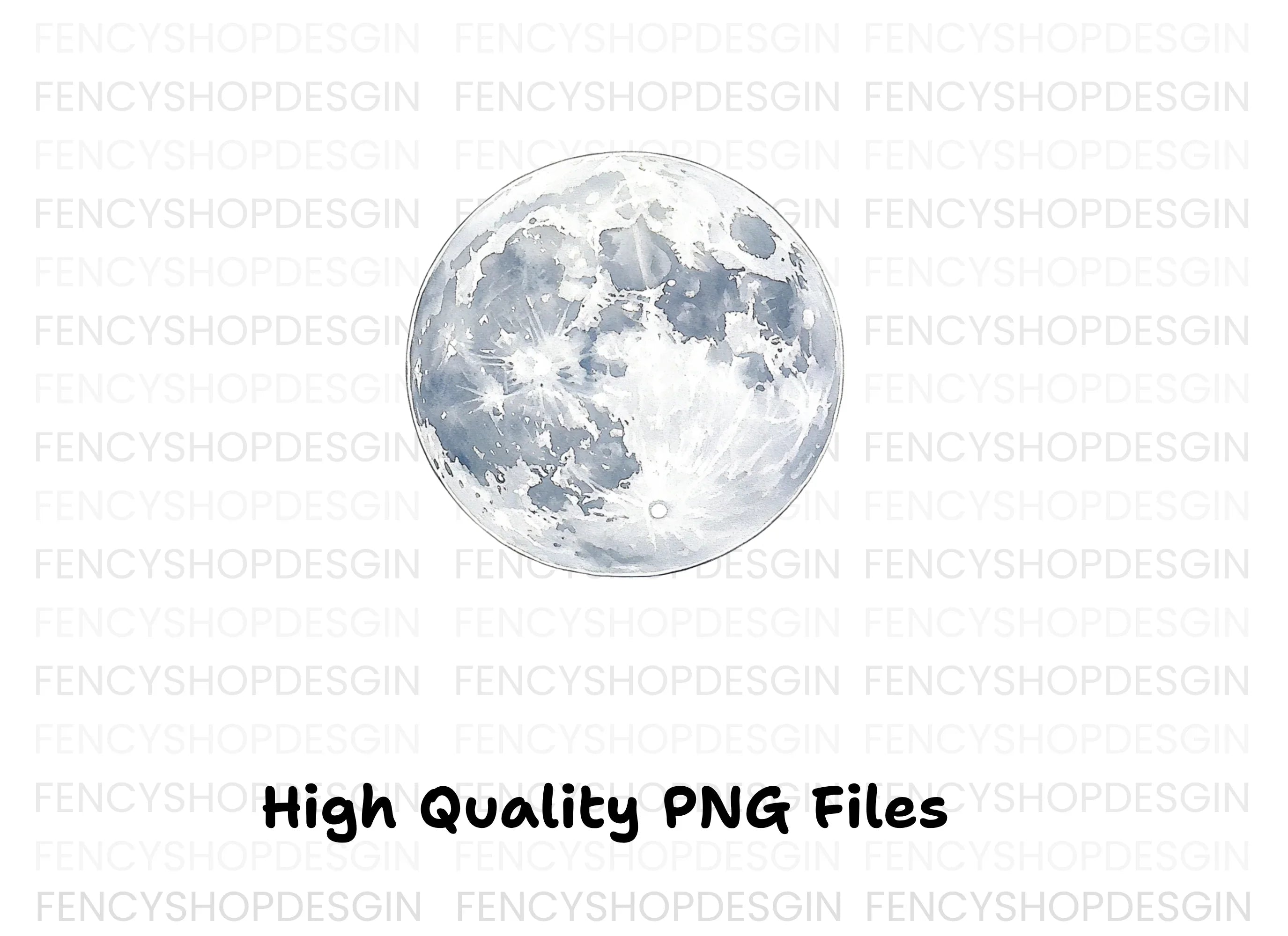 Moon Clipart Bundle