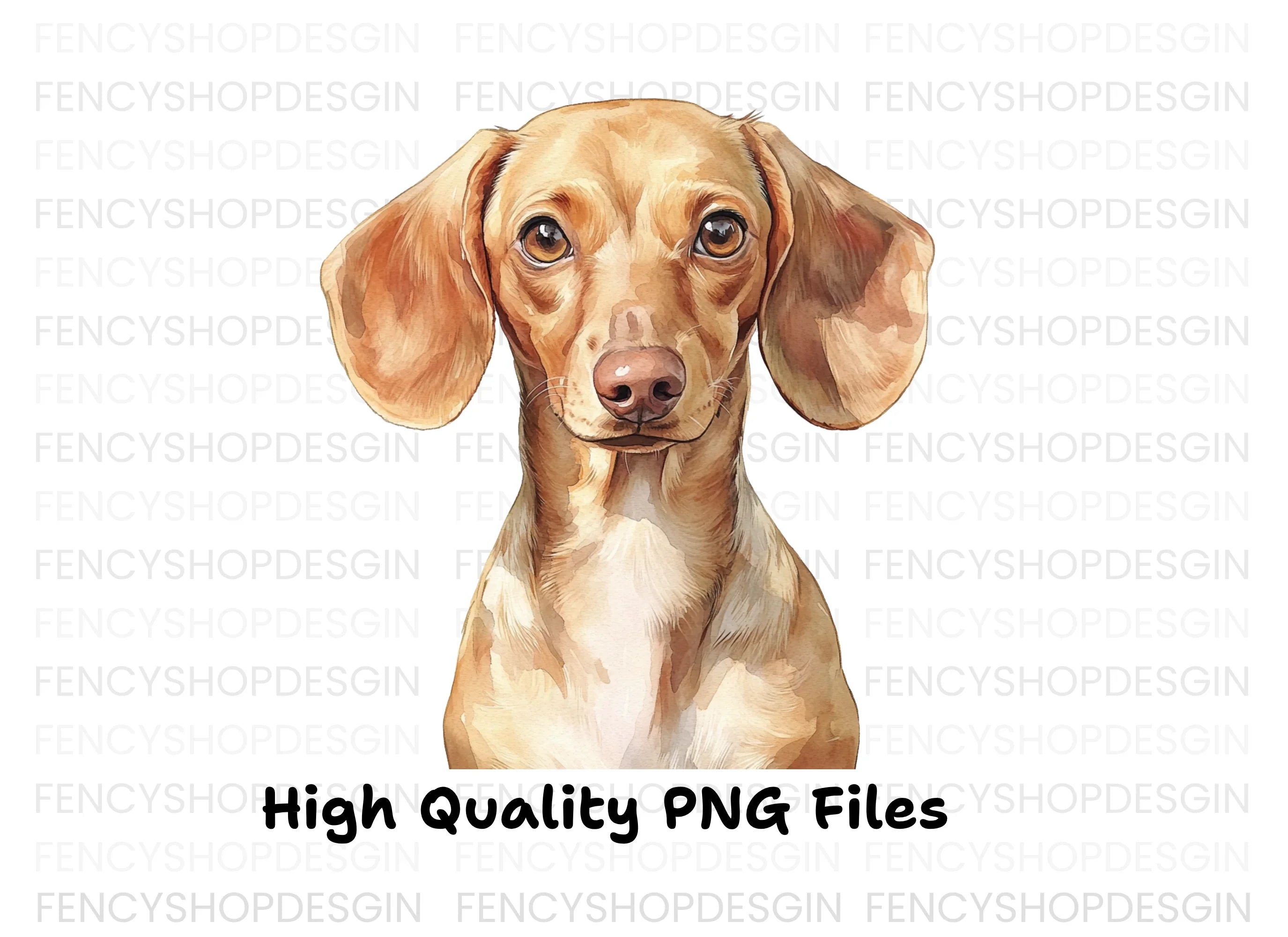 Cute Dachshund Dog Clipart Bundle