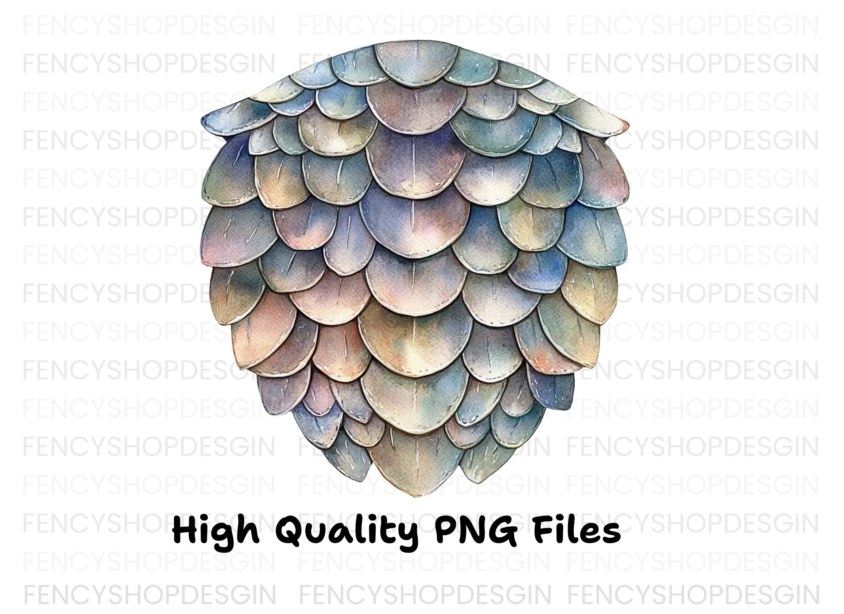 Dragon Scales Clipart Bundle