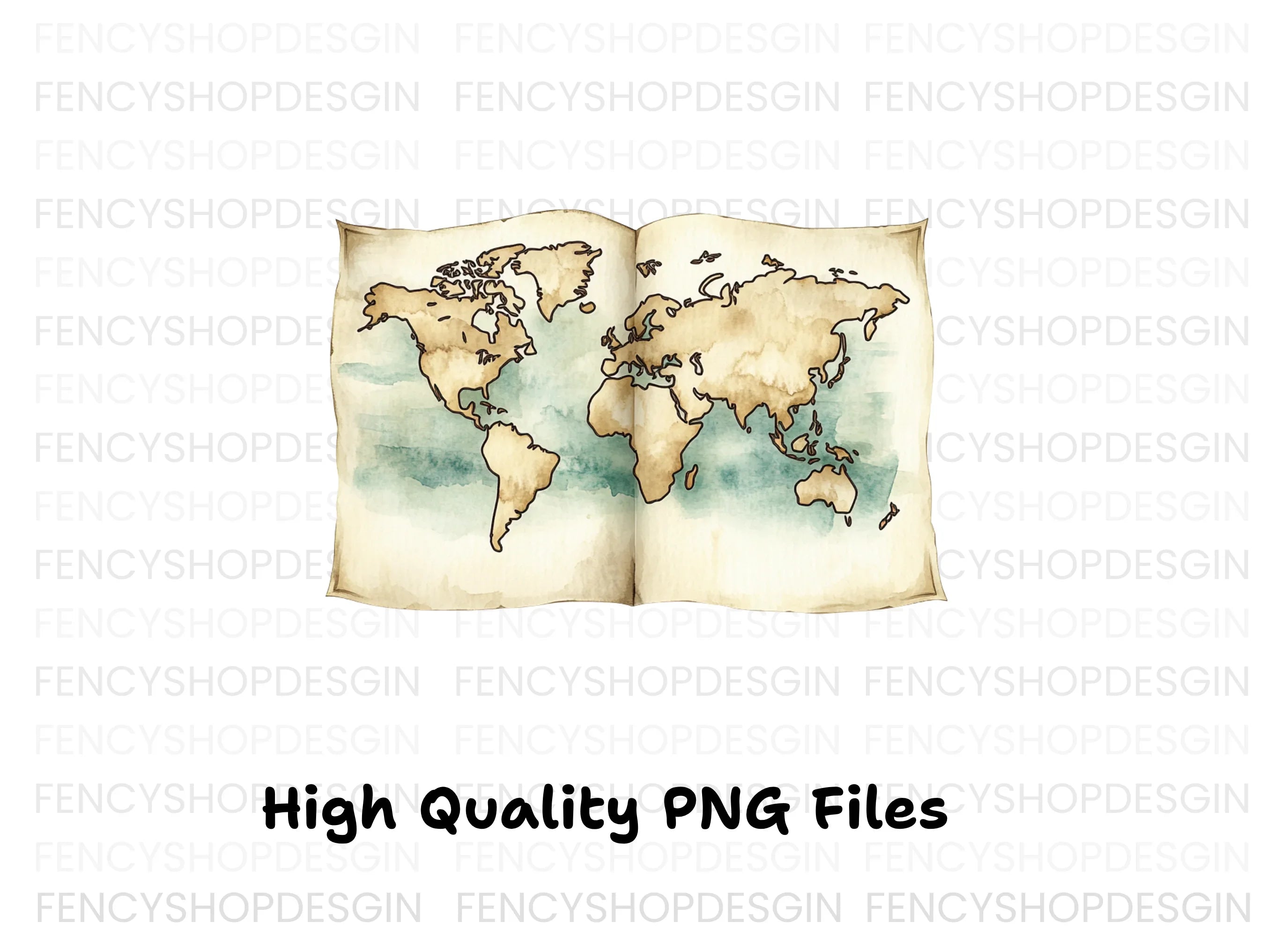 World Map Clipart Bundle