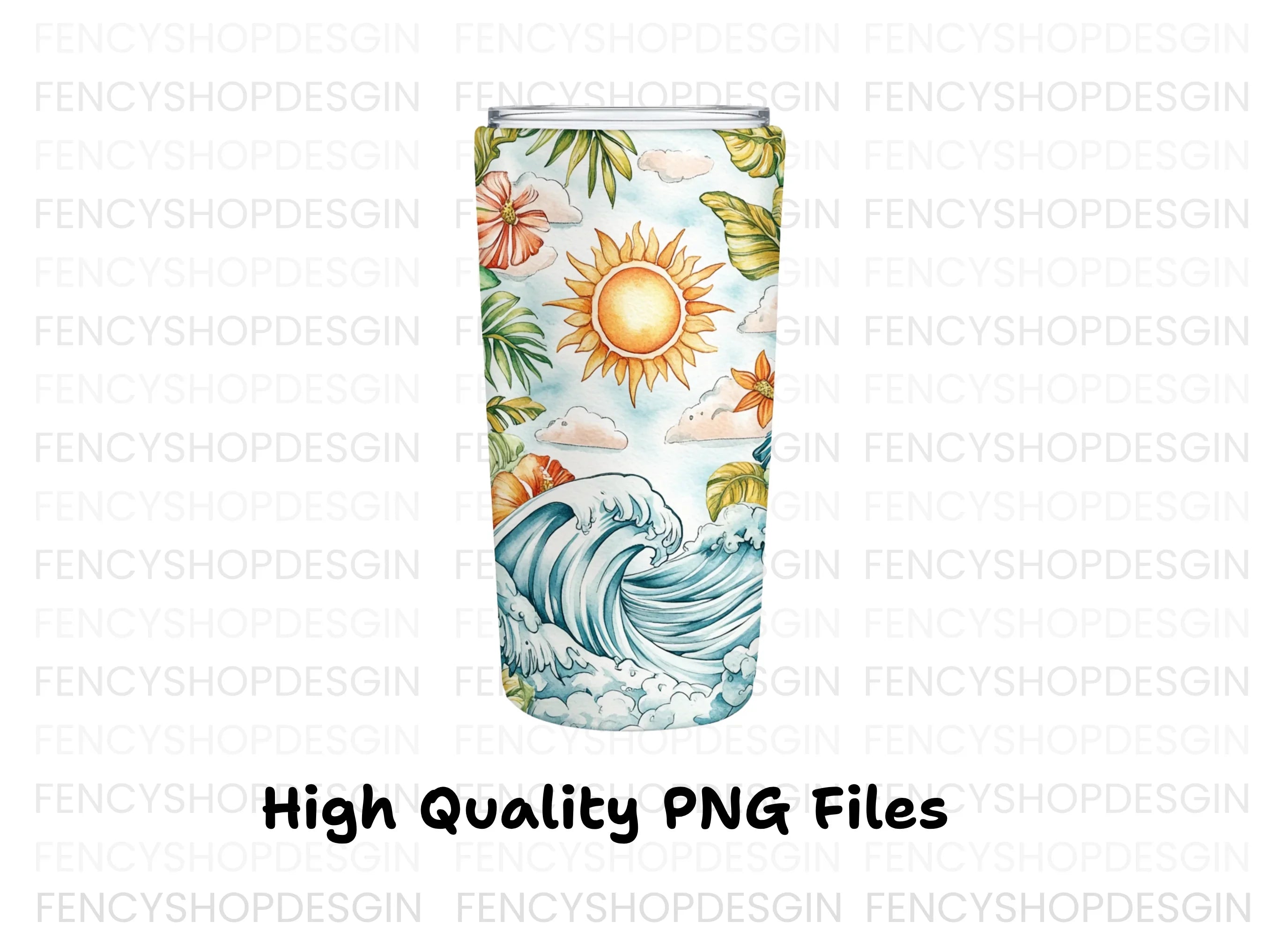 Tropical Summer Can Clipart Bundle