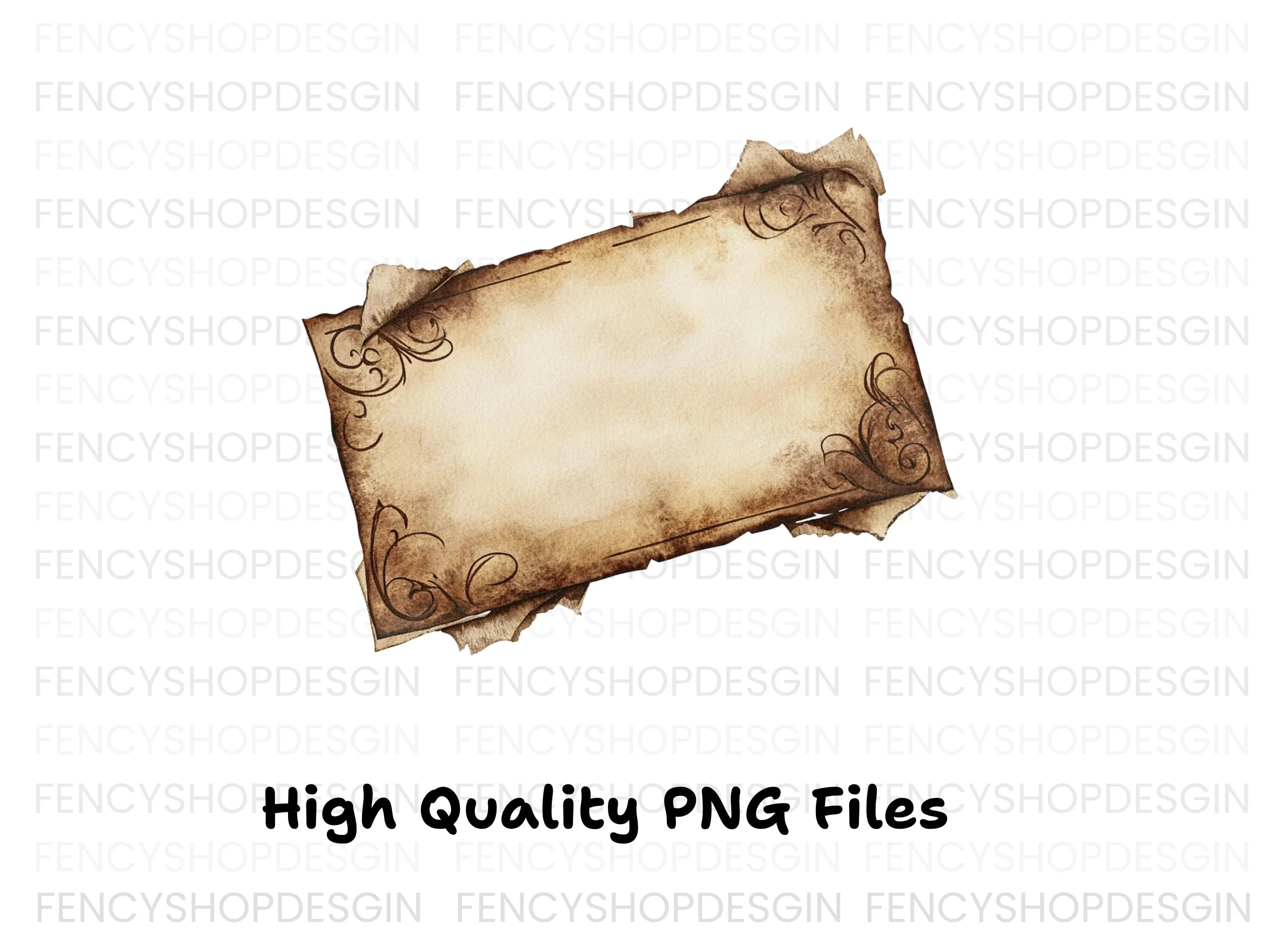 Ornate Vintage Labels Clipart Bundle