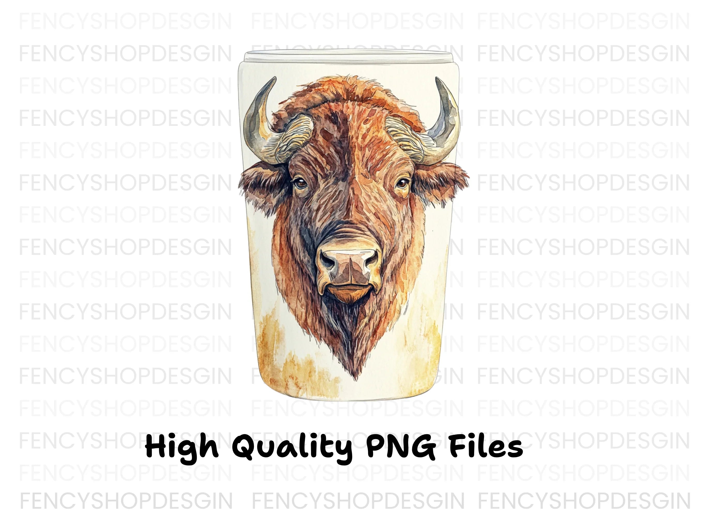 Bison Head Clipart Bundle