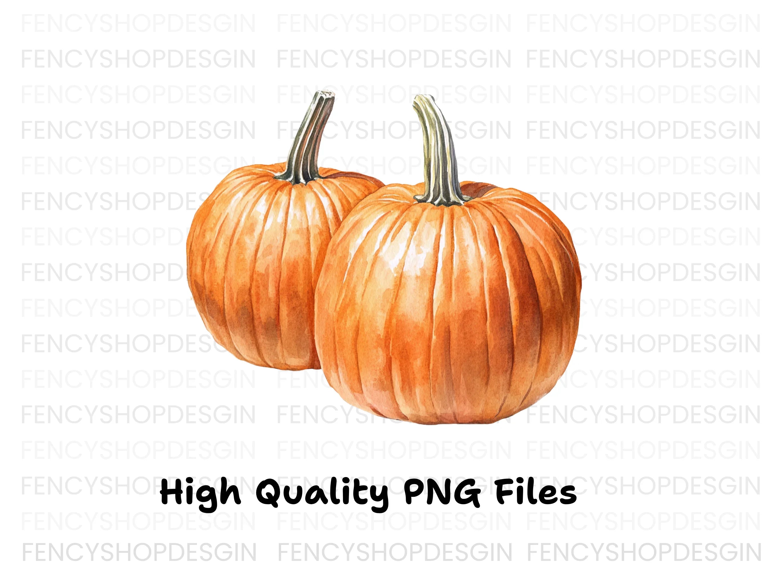 Autumn Harvest Pumpkin Clipart Bundle