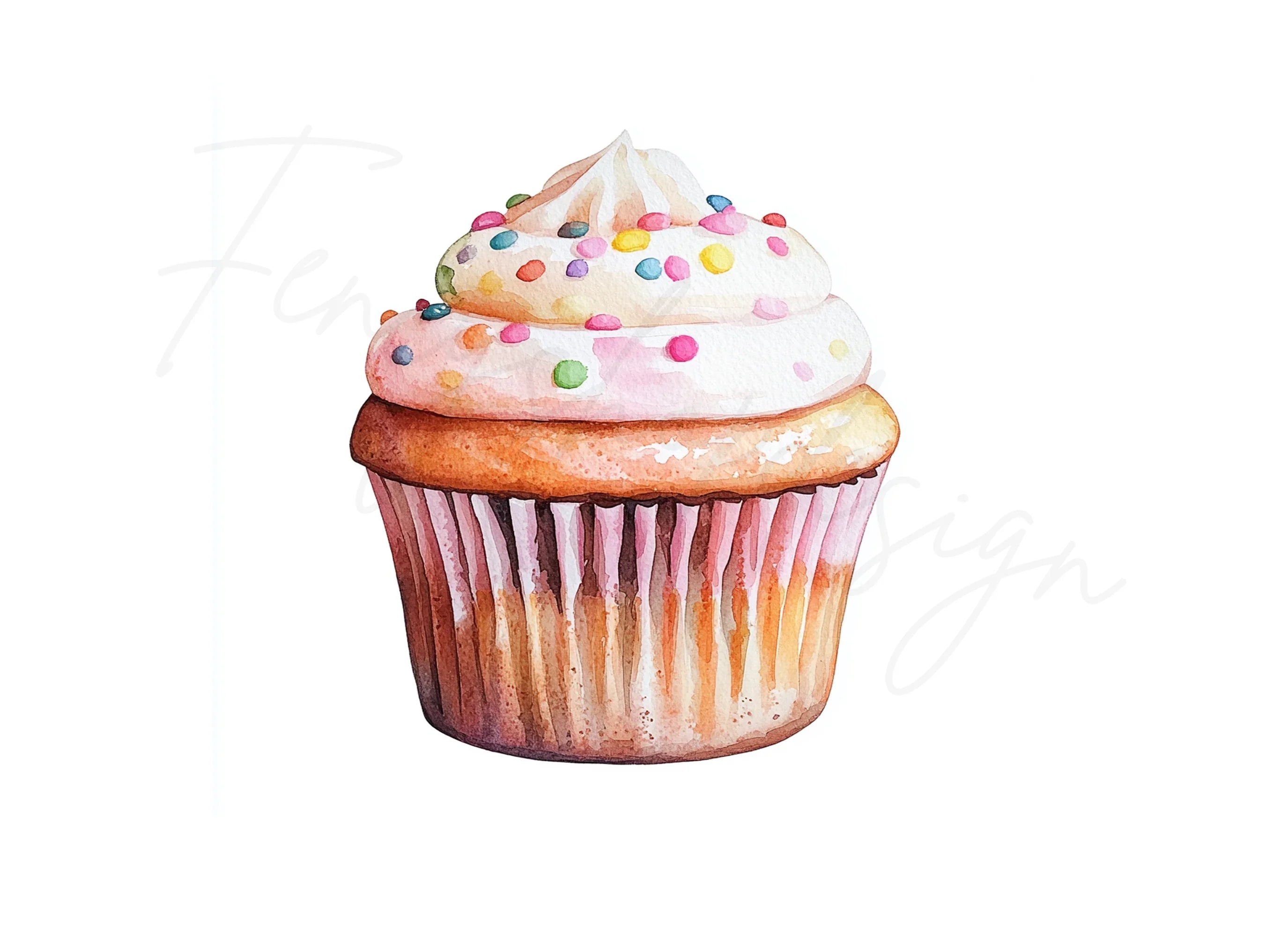 Cupcake Clipart Bundle