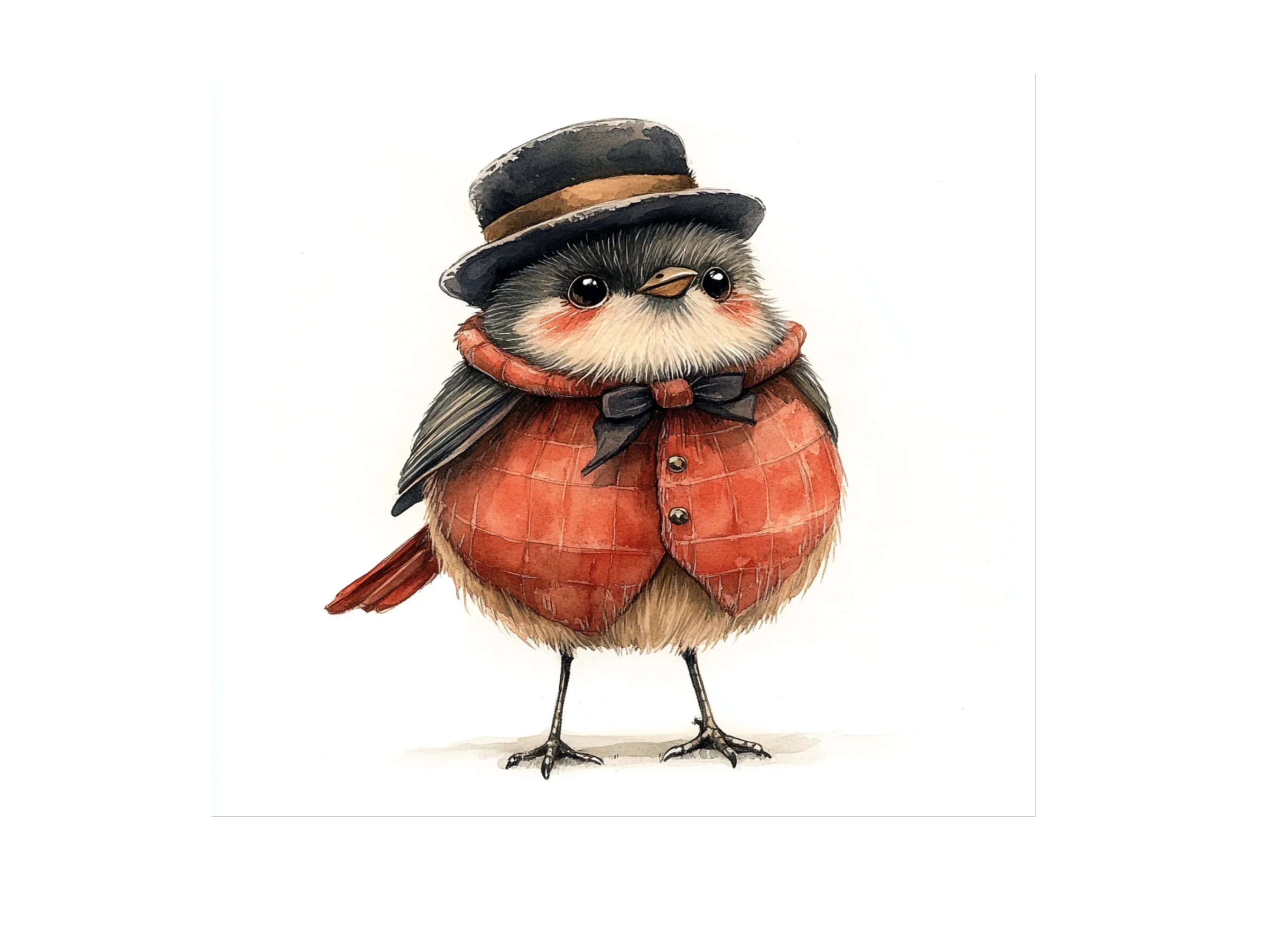 Charming Dapper Birds Clipart Bundle