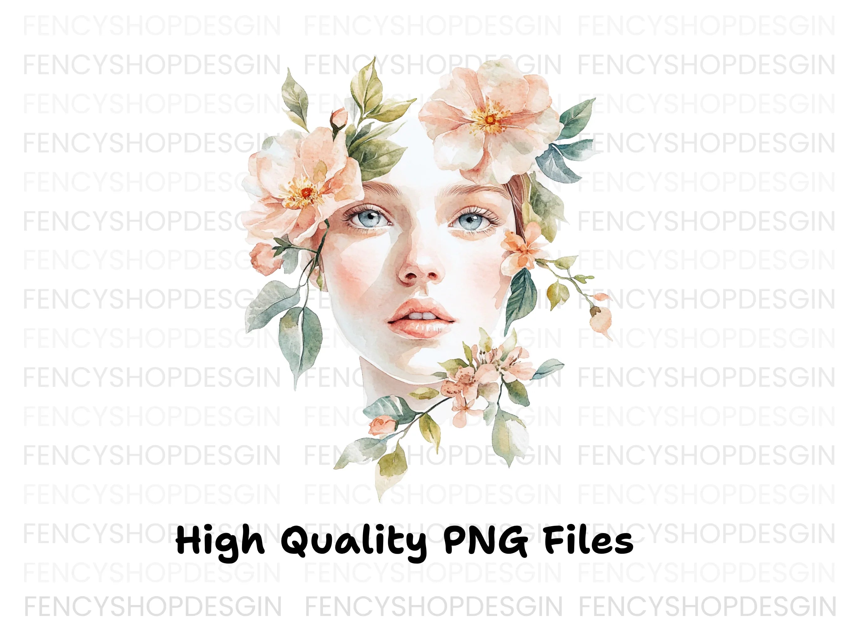 Floral Women Clipart Bundle