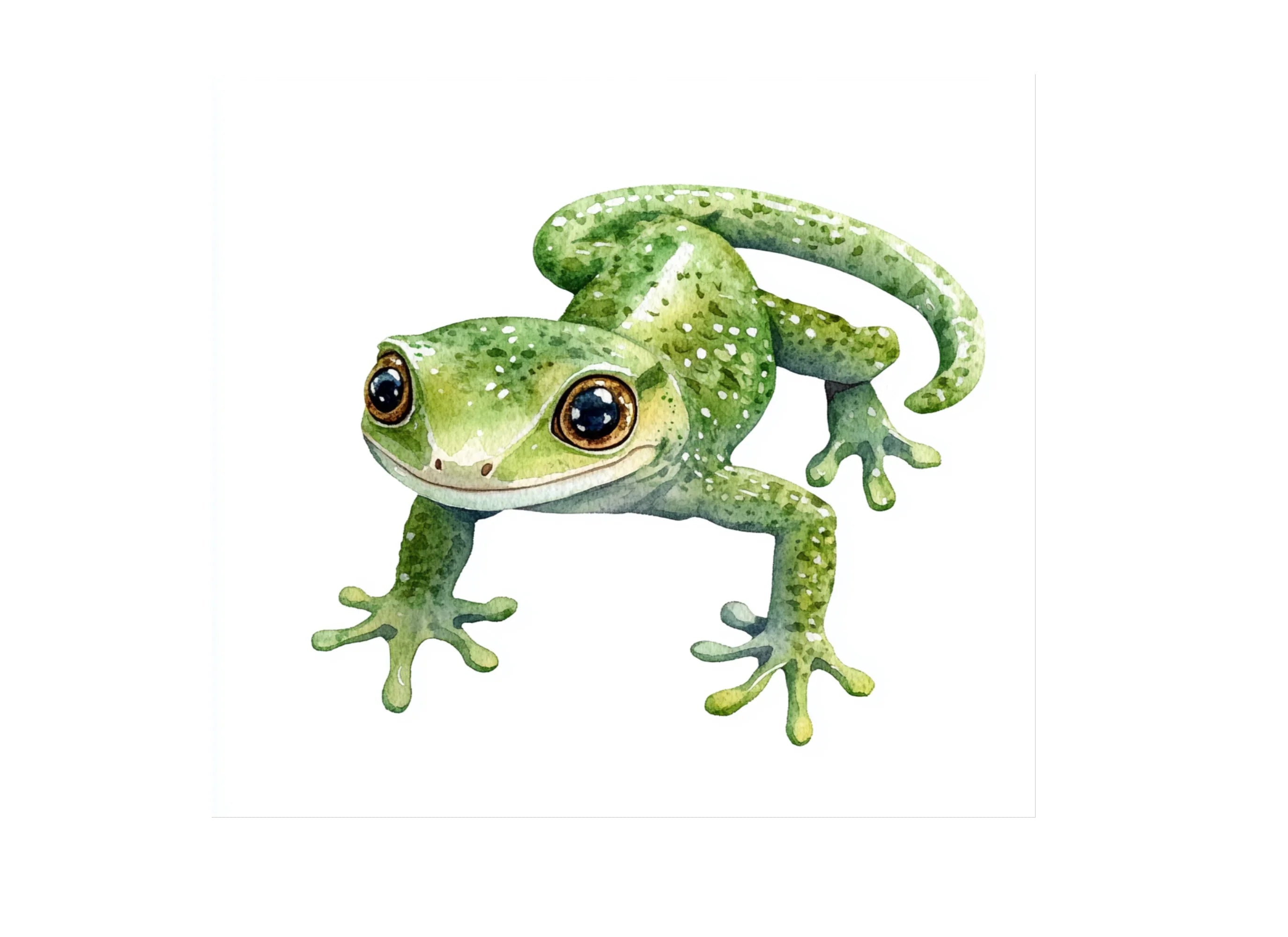 Cute Gecko Clipart Bundle
