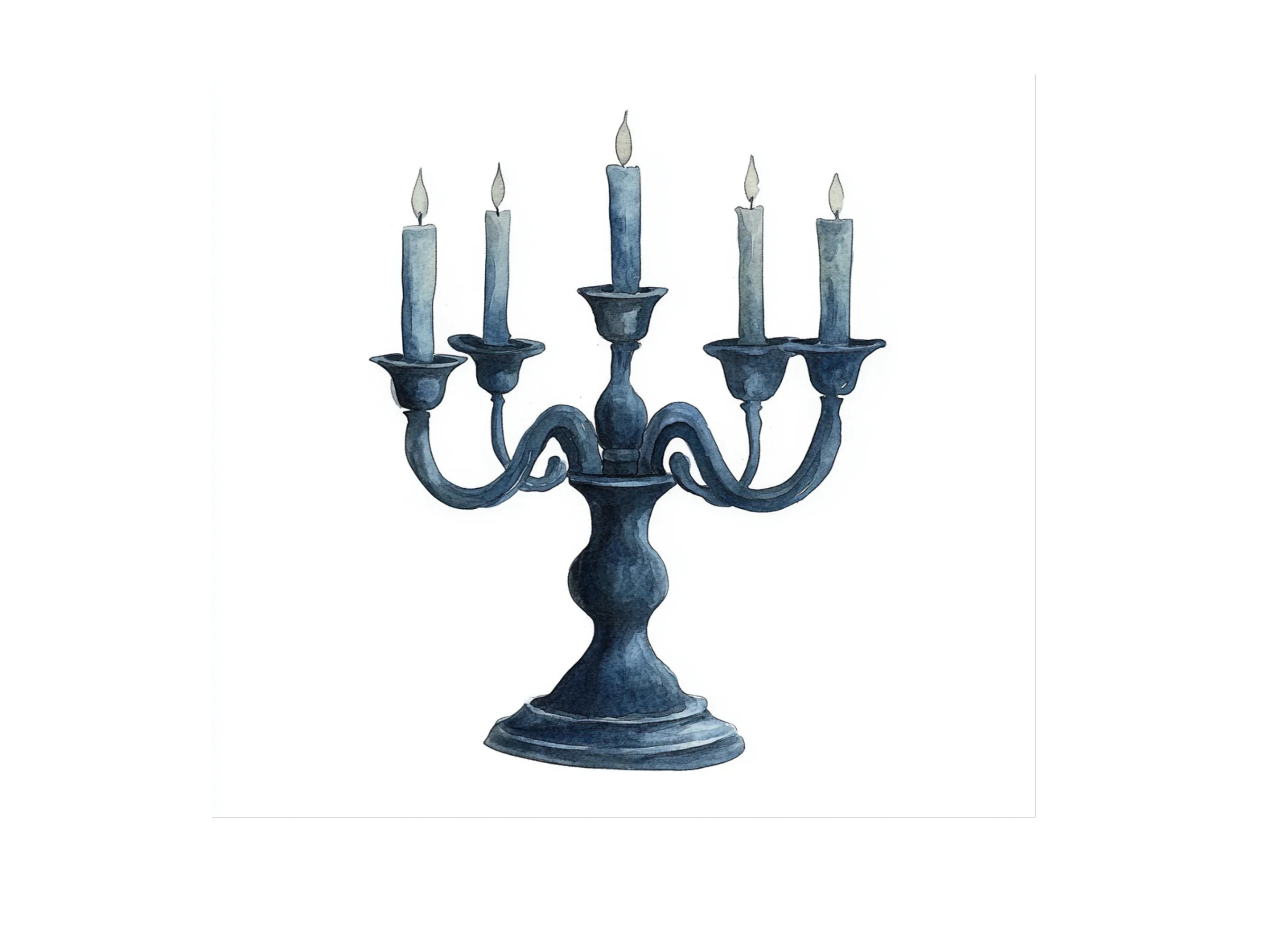 Vintage Candelabra Clipart Bundle