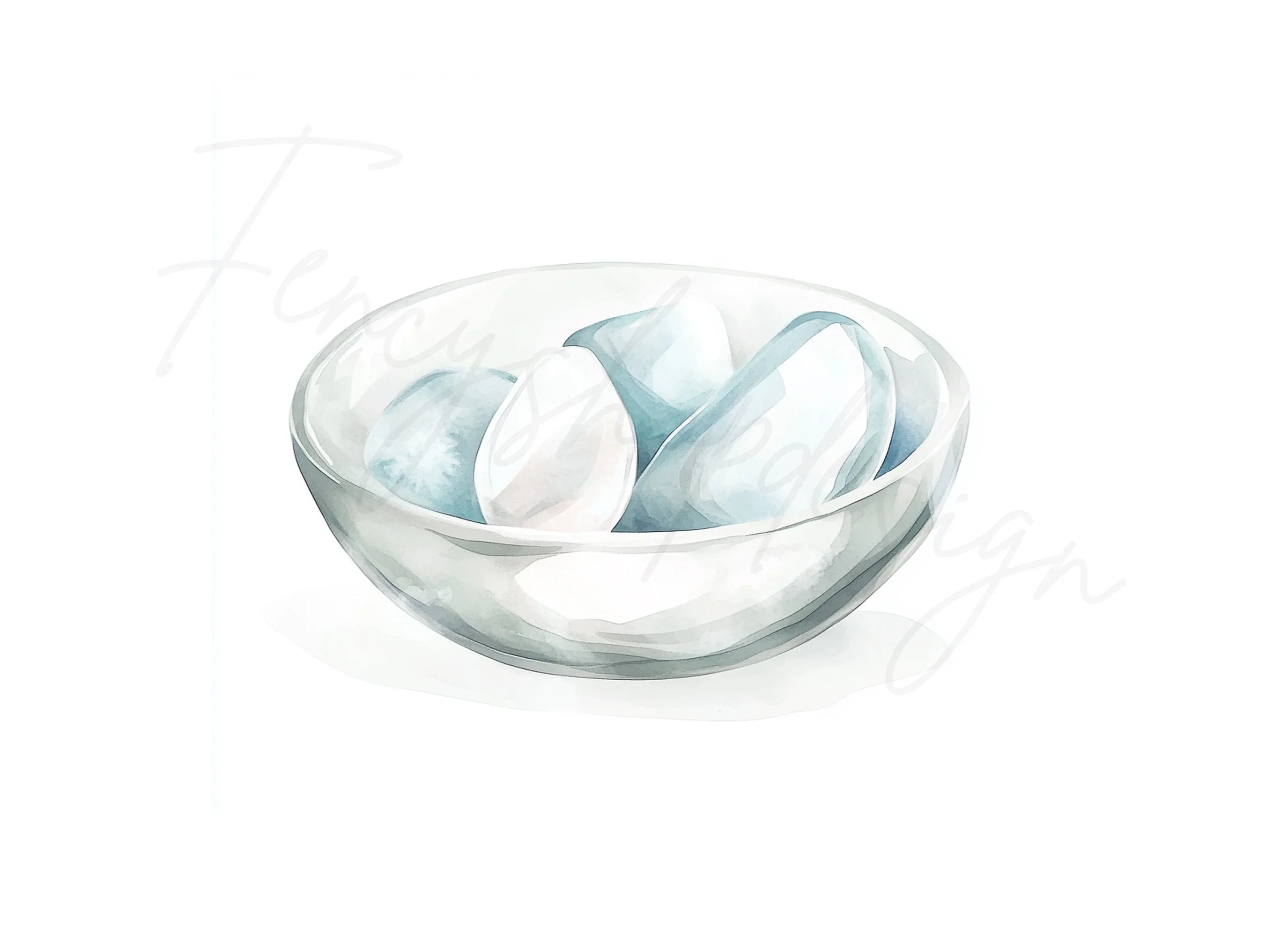 Refreshing Ice Cubes Clipart Bundle