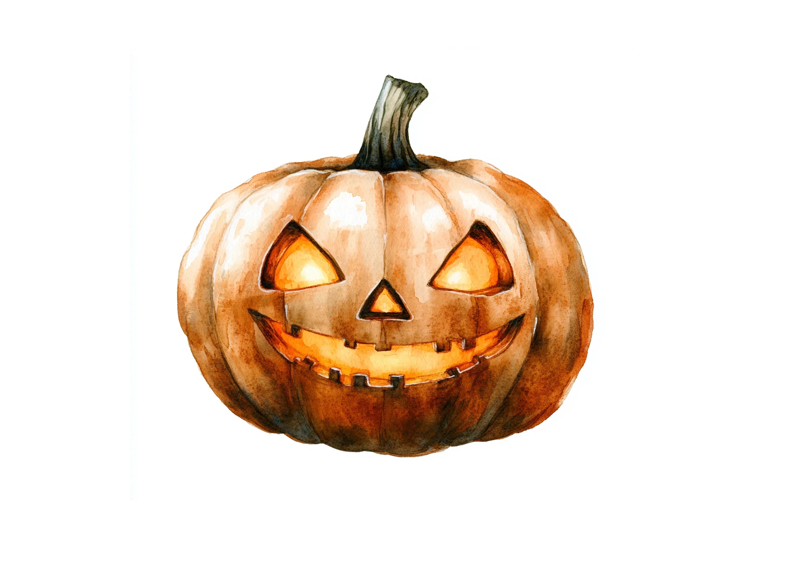 Halloween Jack-O'-Lanterns Clipart Bundle