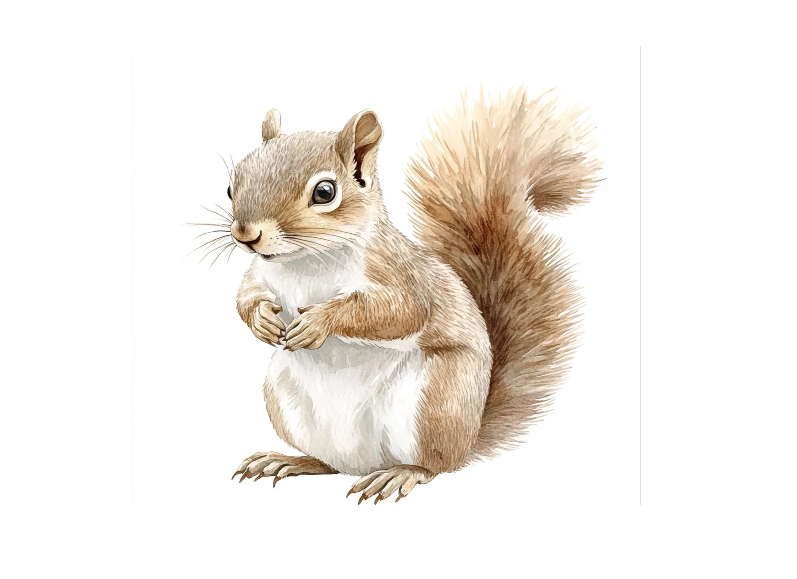 Cute Squirrel Clipart Bundle