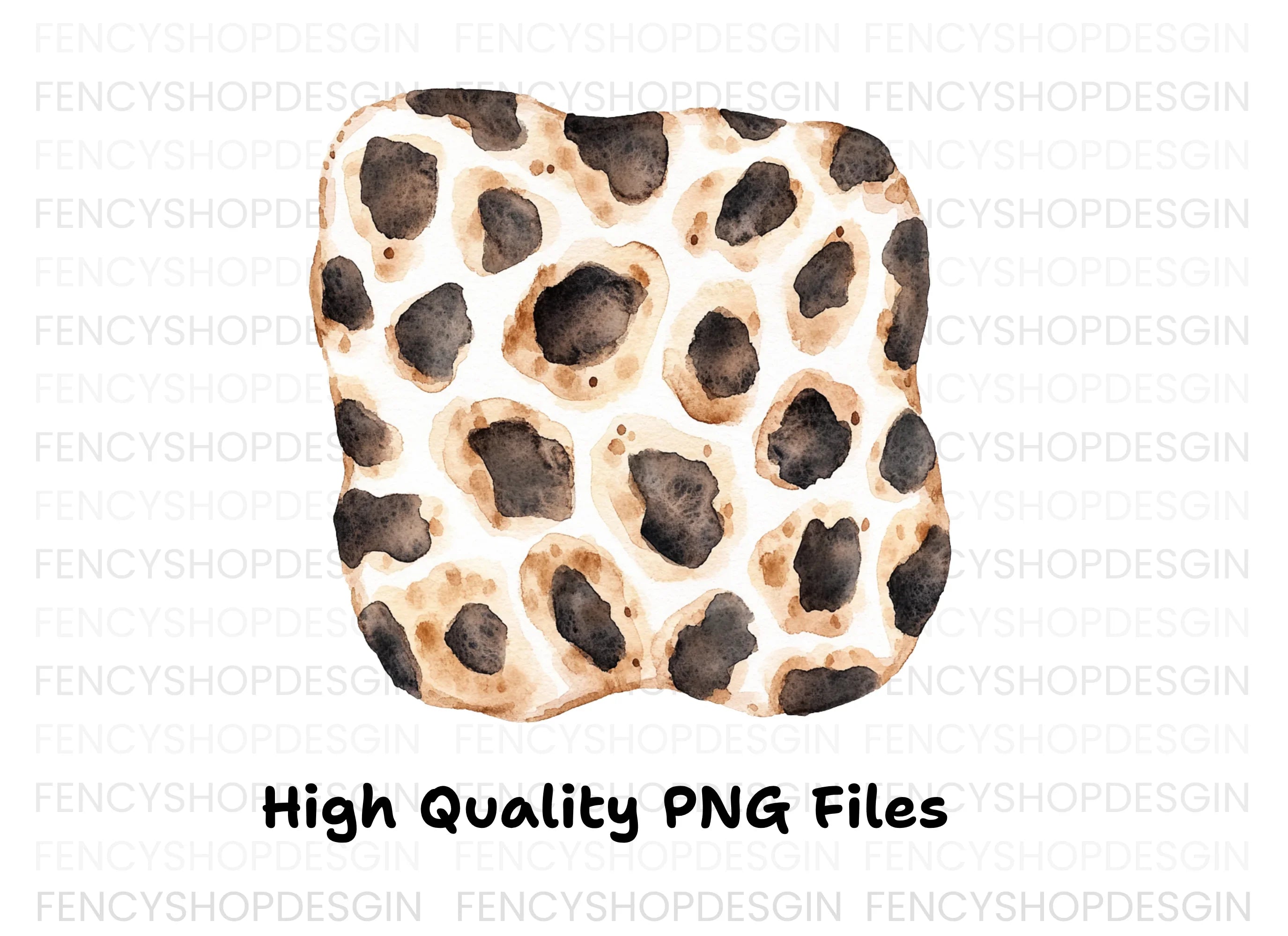 Seamless Leopard Pattern Clipart Bundle