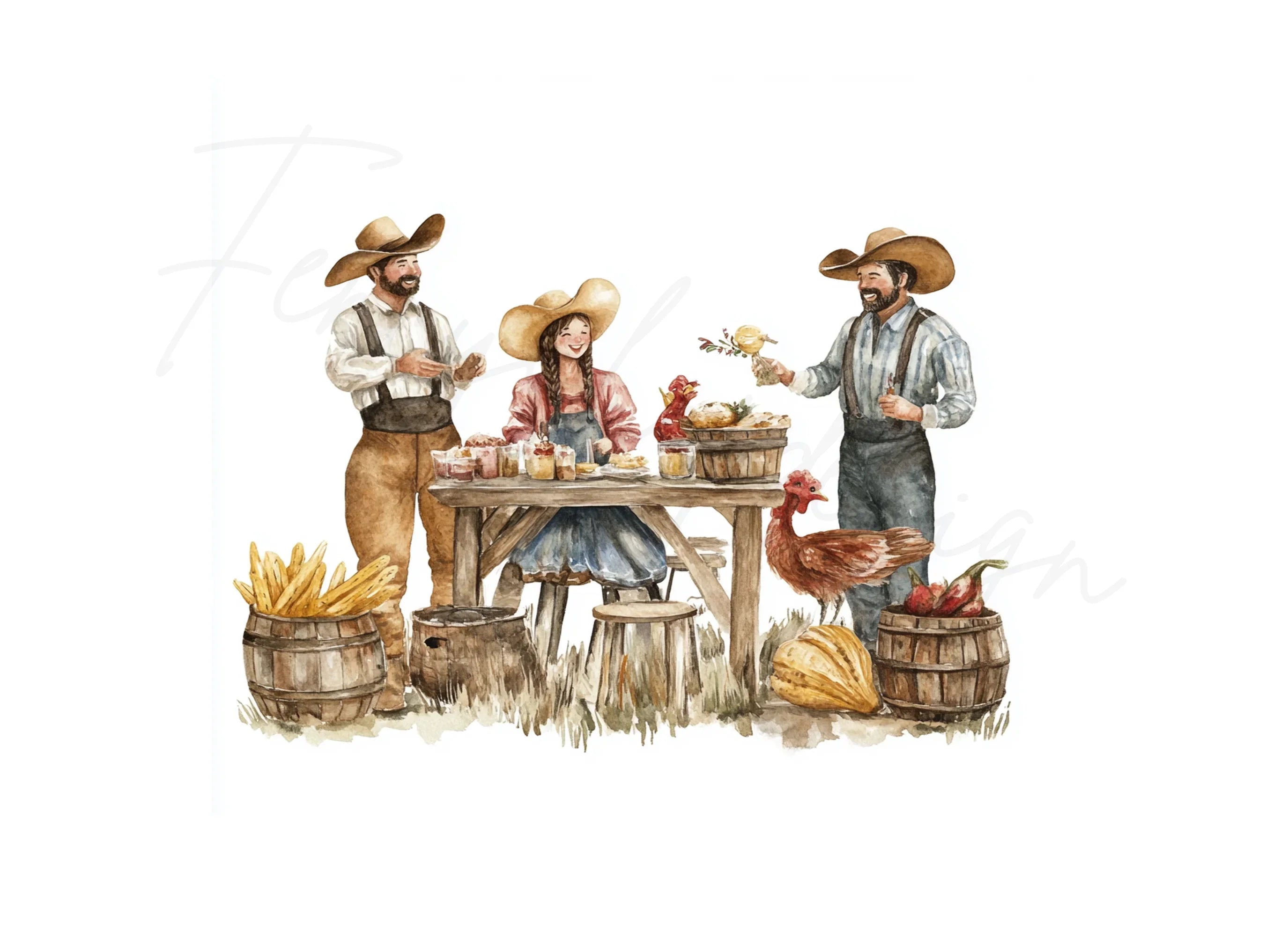 Farm Life Clipart Bundle