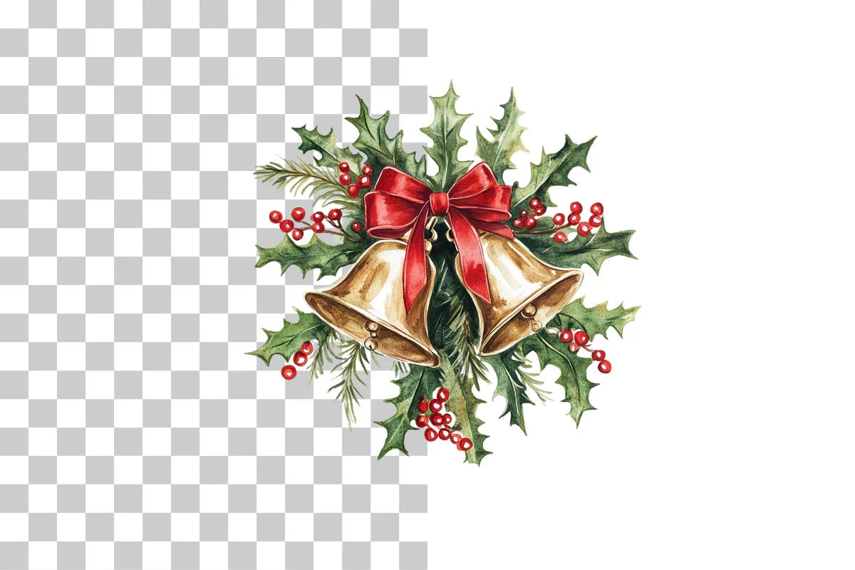 Holiday Bell Decoration Clipart Bundle - CraftNest - Digital Crafting and Art