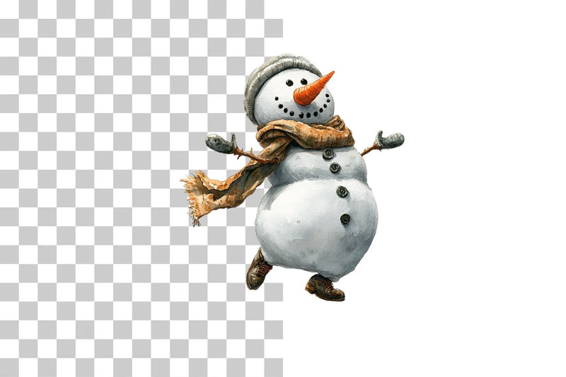 Santa and Snowman Workout Clipart Bundle - CraftNest - Digital Crafting and Art