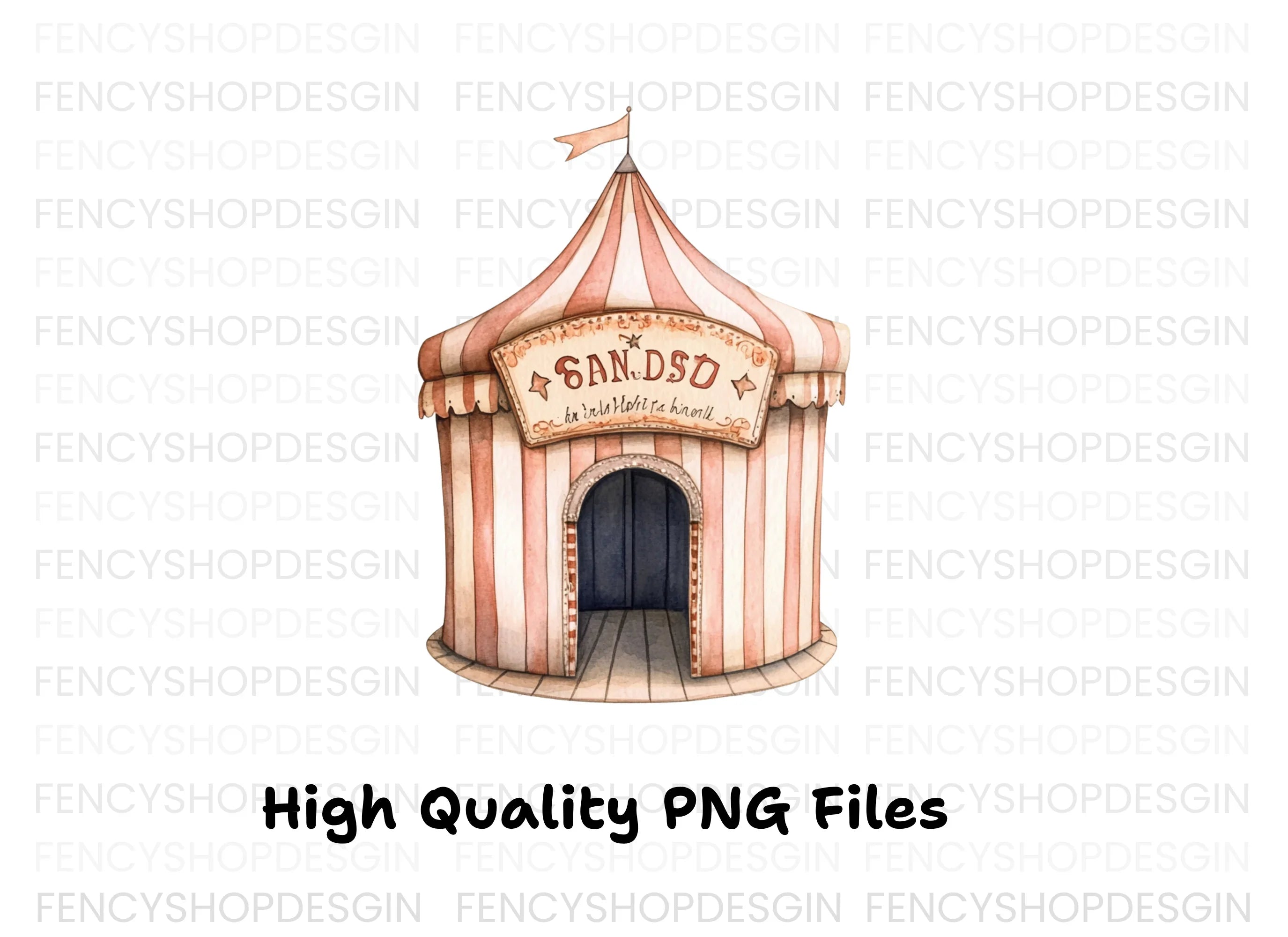 Circus Tent Clipart Bundle