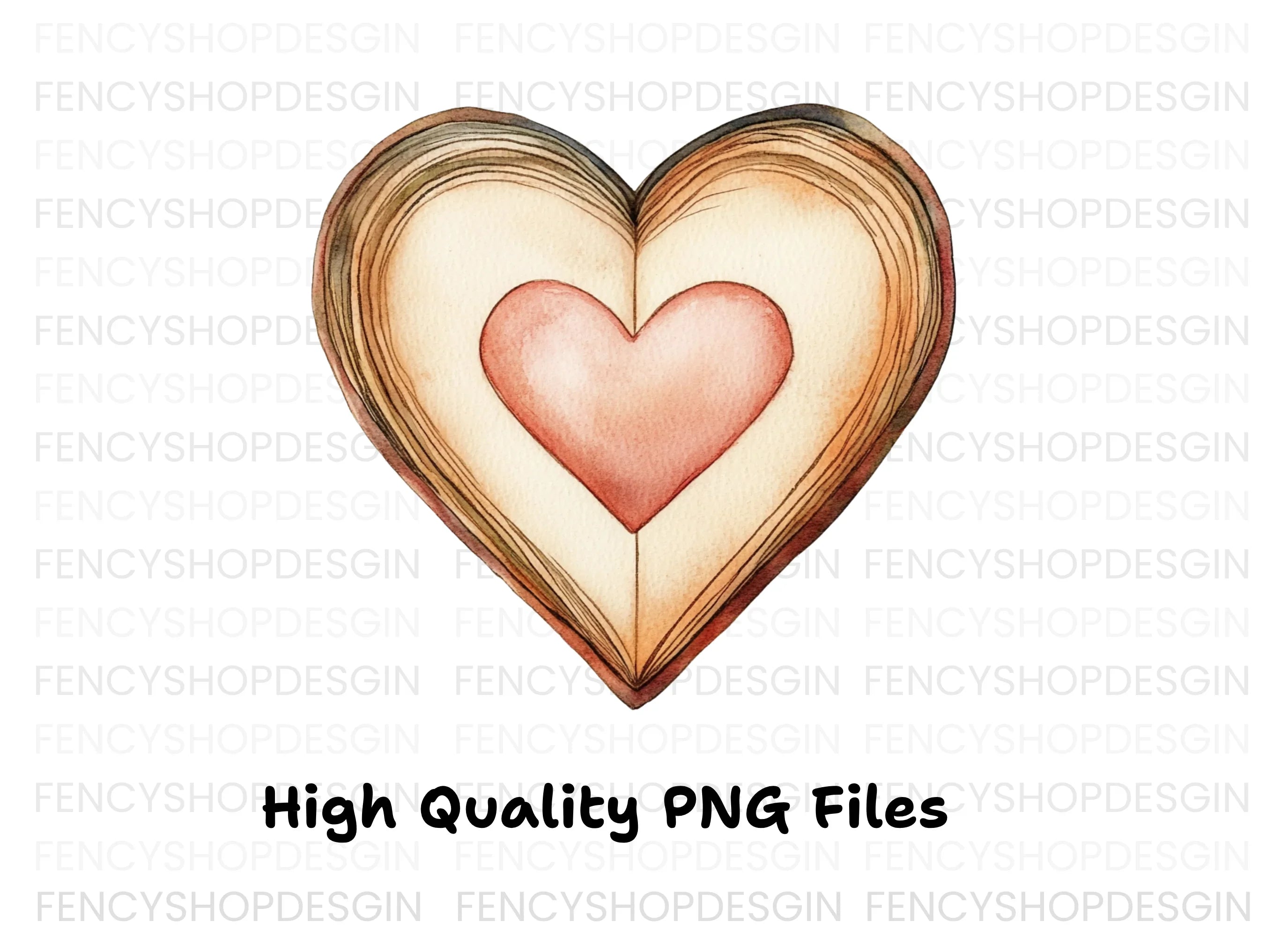 Heart Book Clipart Bundle