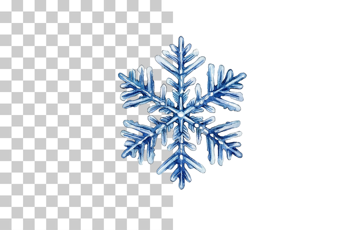 Winter Snowflake Design Clipart Bundle
