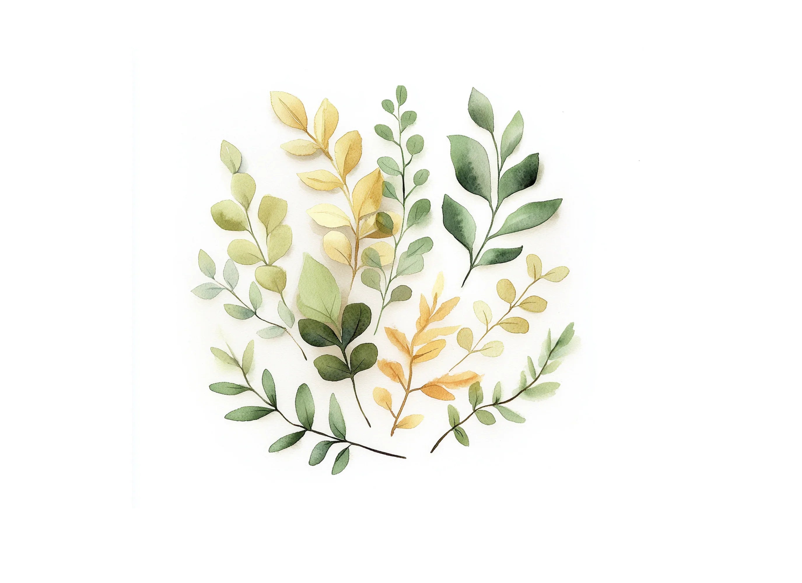 Greenery Clipart Bundle
