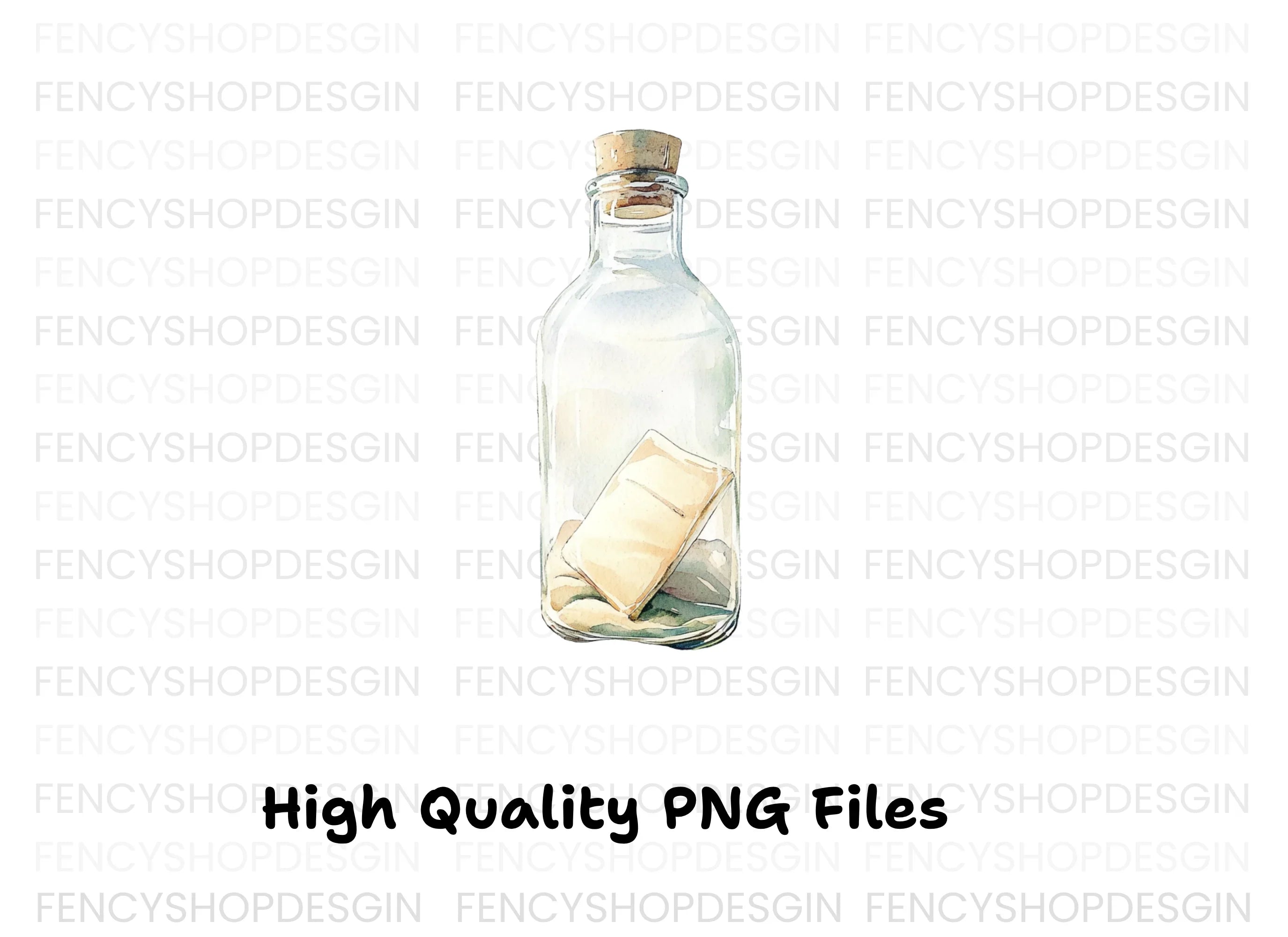 Message in a Bottle Clipart Bundle