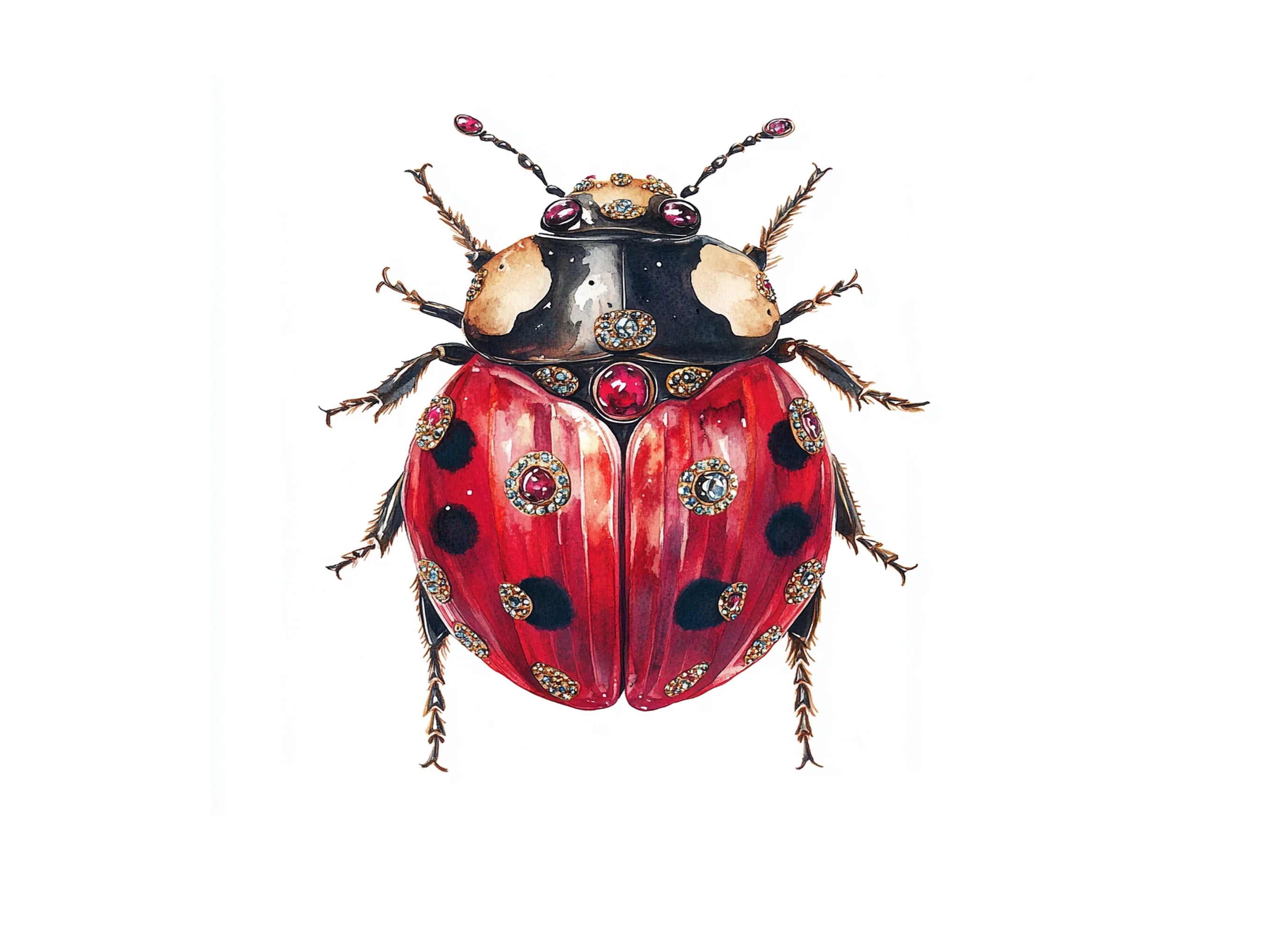 Jeweled Beetle Clipart Bundle