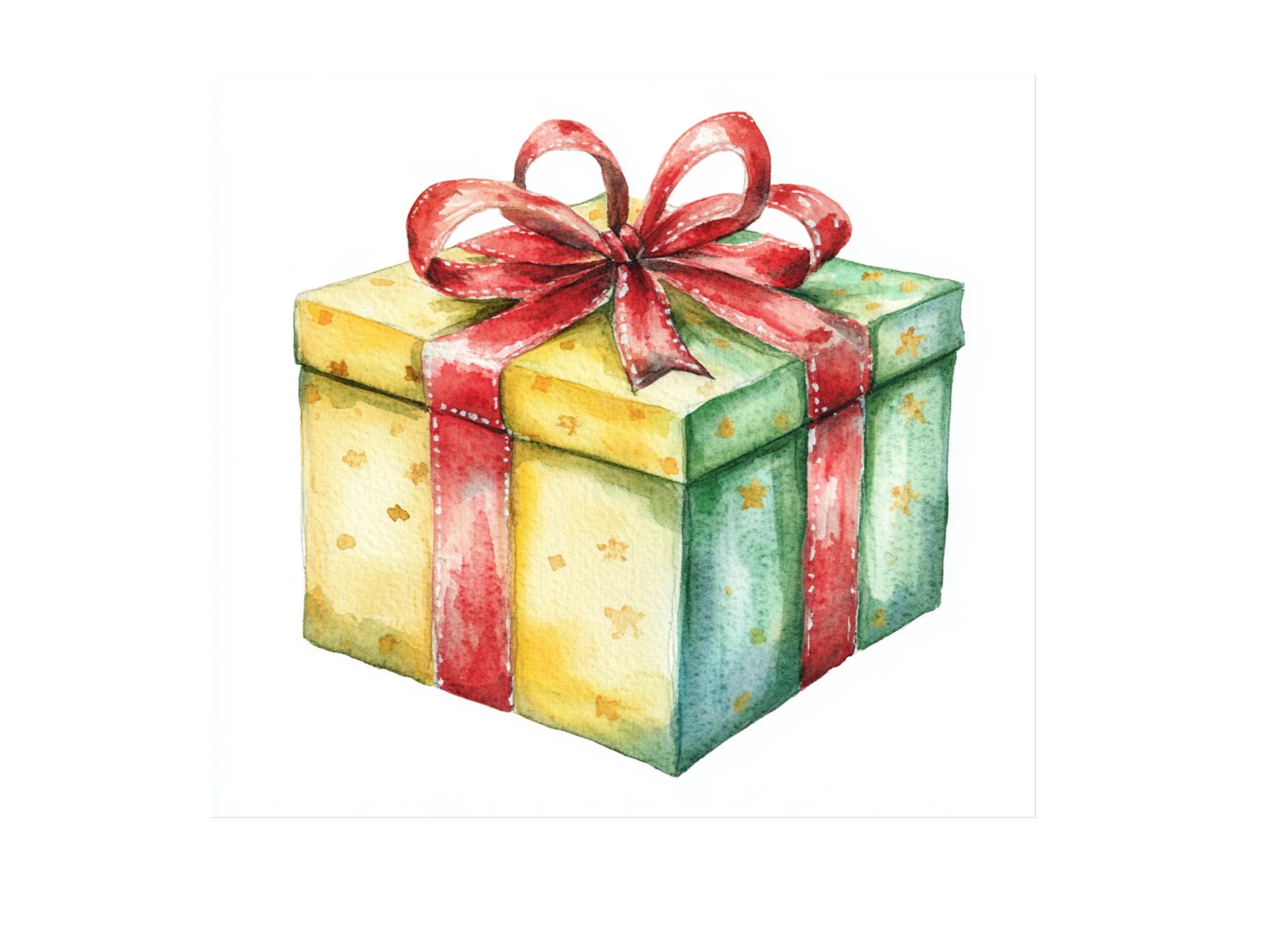 Christmas Gift Box Clipart Bundle