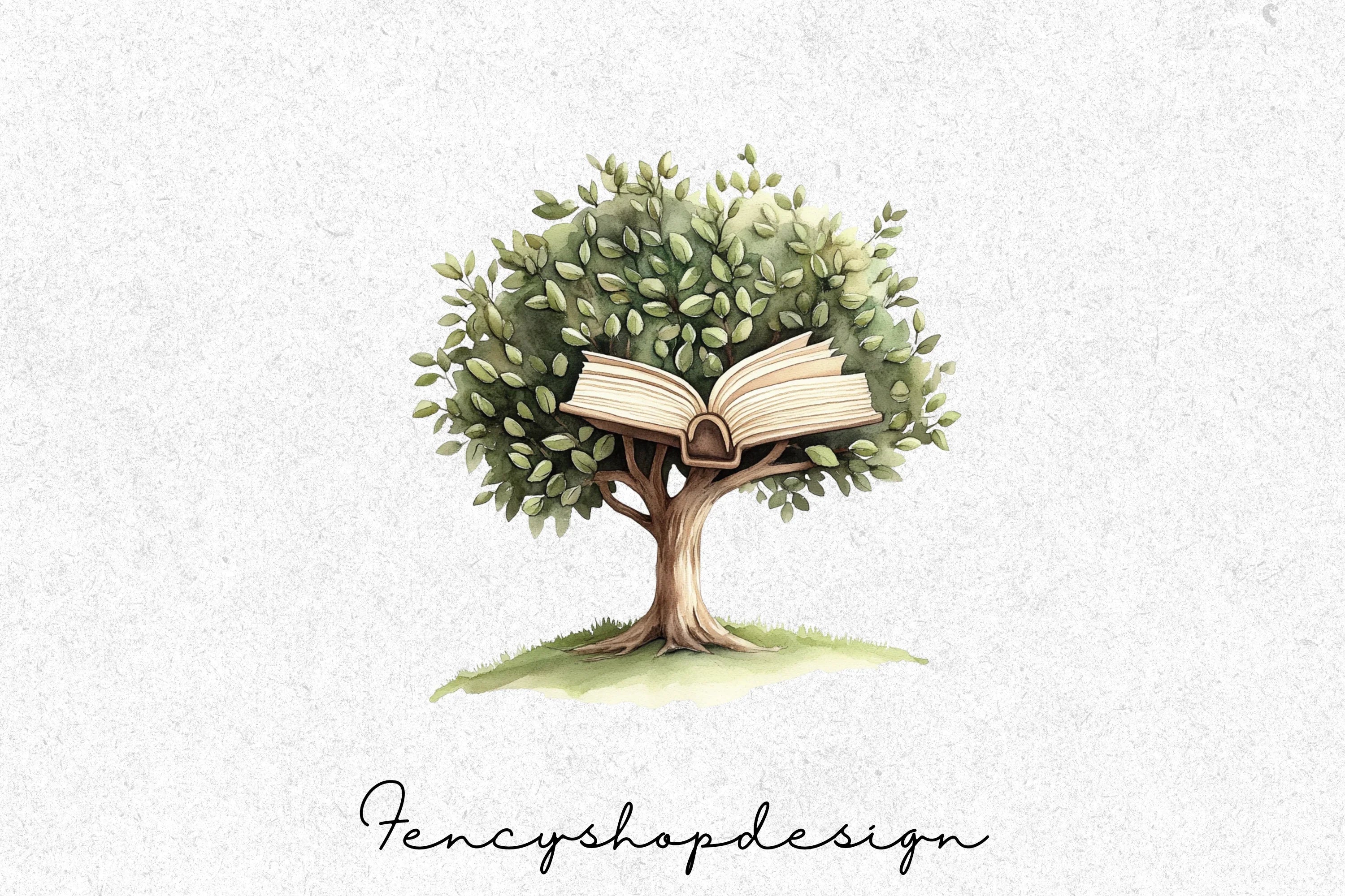 Knowledge Tree Clipart Bundle