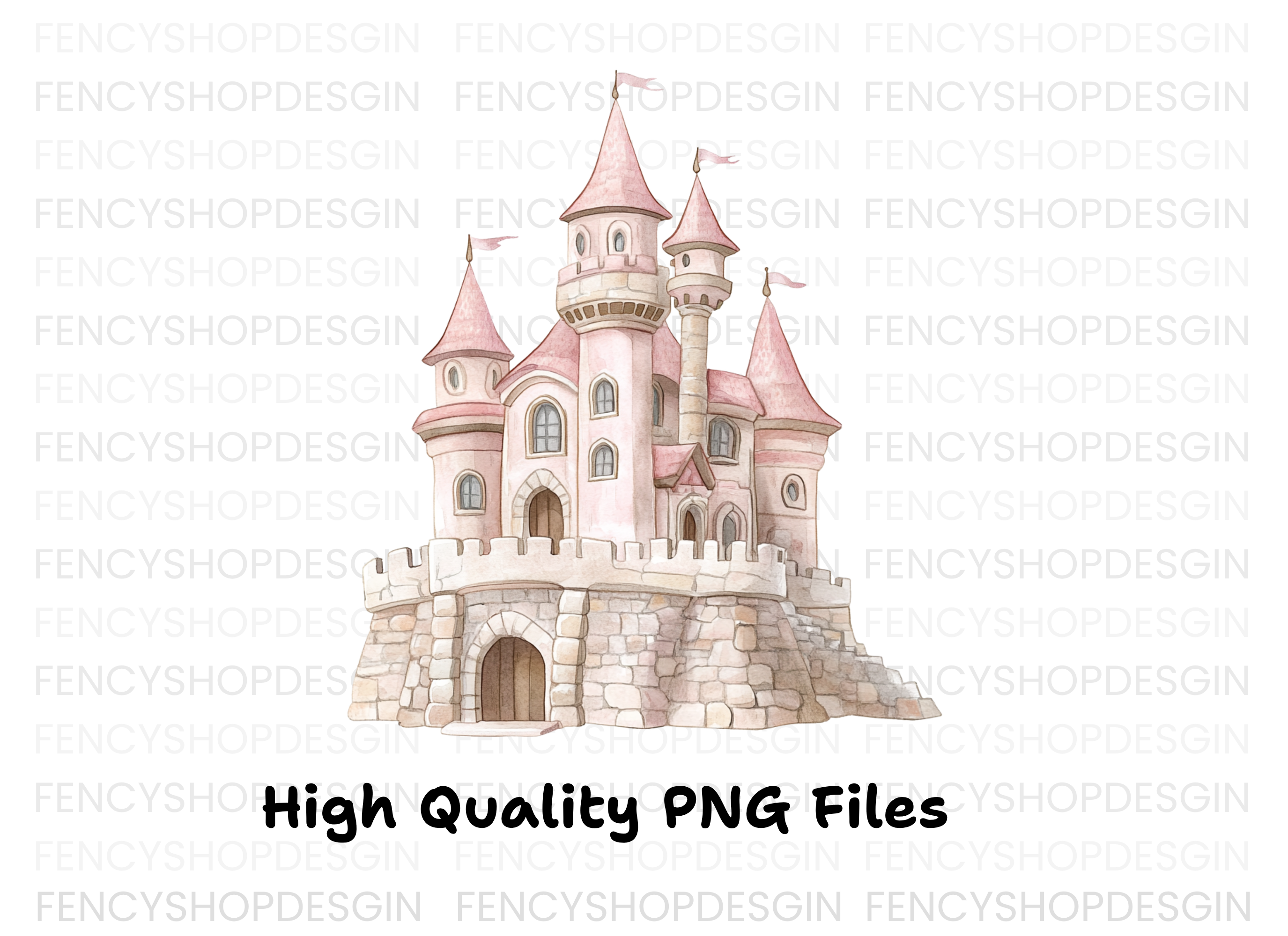 Enchanted Castle Clipart Bundle