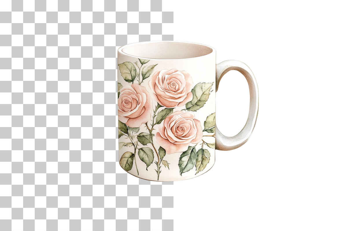 Floral Wrap Design Mug Bundle