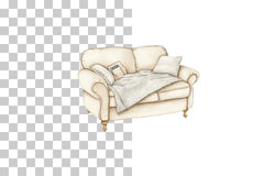 Relaxing Woman on Couch with Phone Clipart Bundle - CraftNest - Digital Crafting and Art