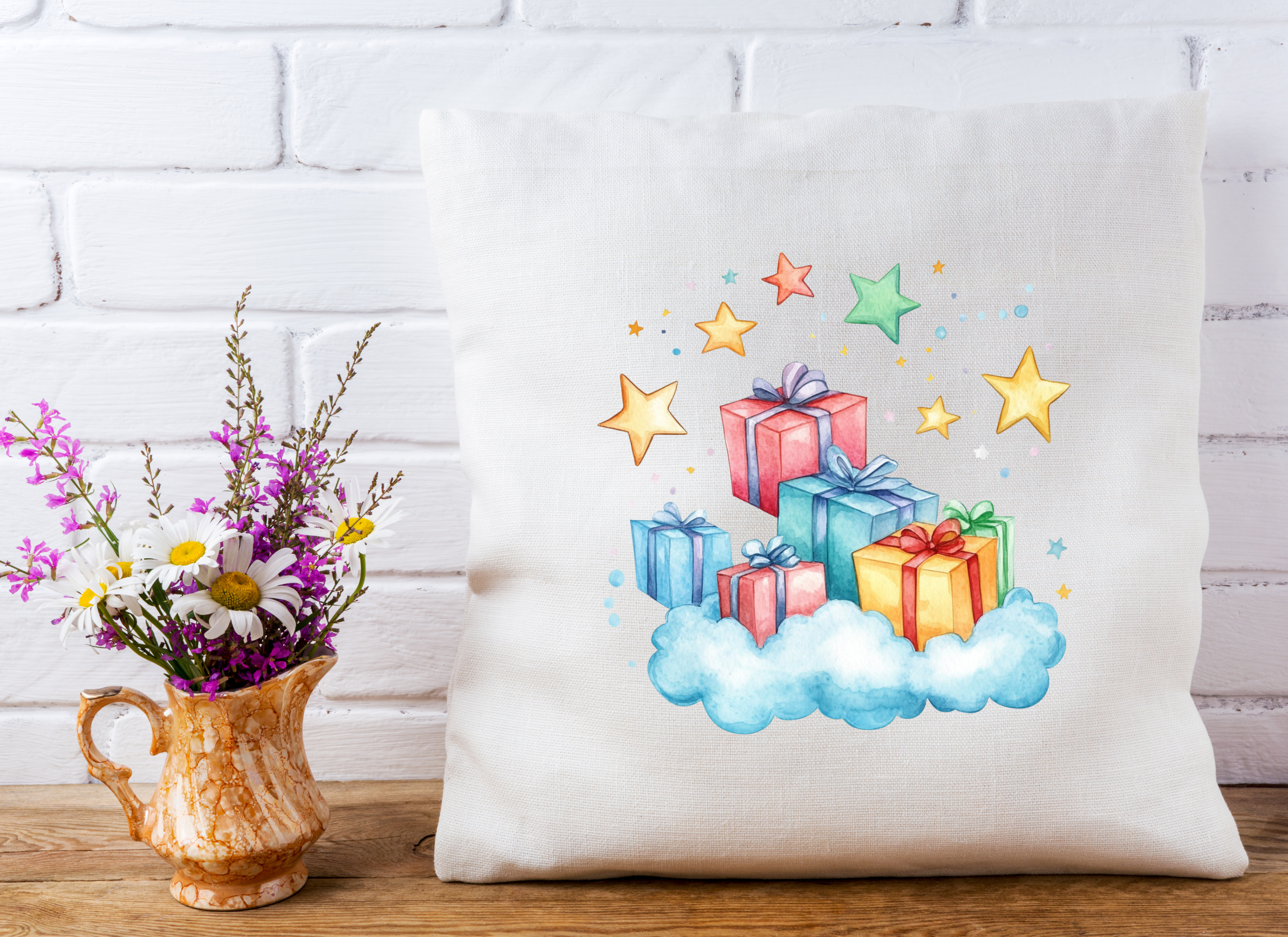 Holiday Gift Star Clipart Bundle