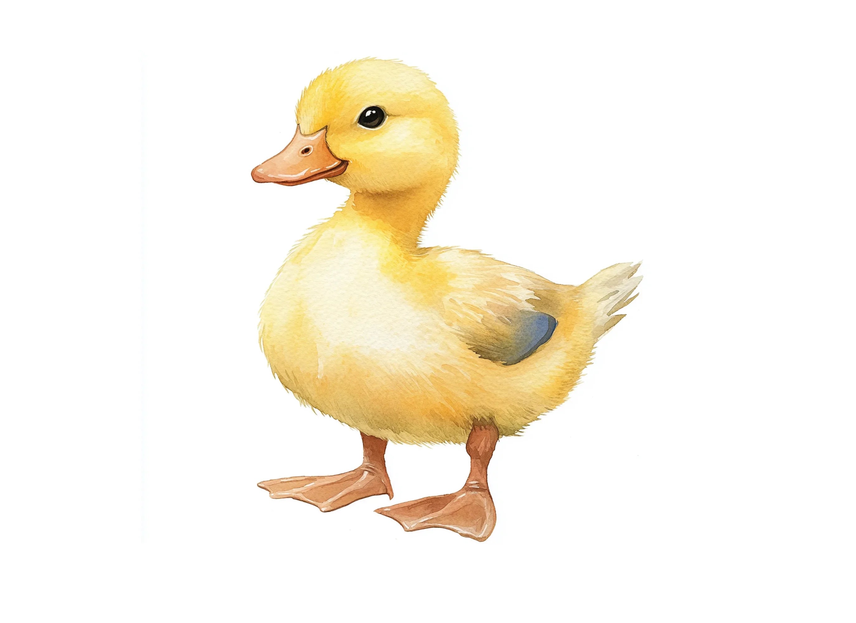 Cute Yellow Duckling Clipart Bundle