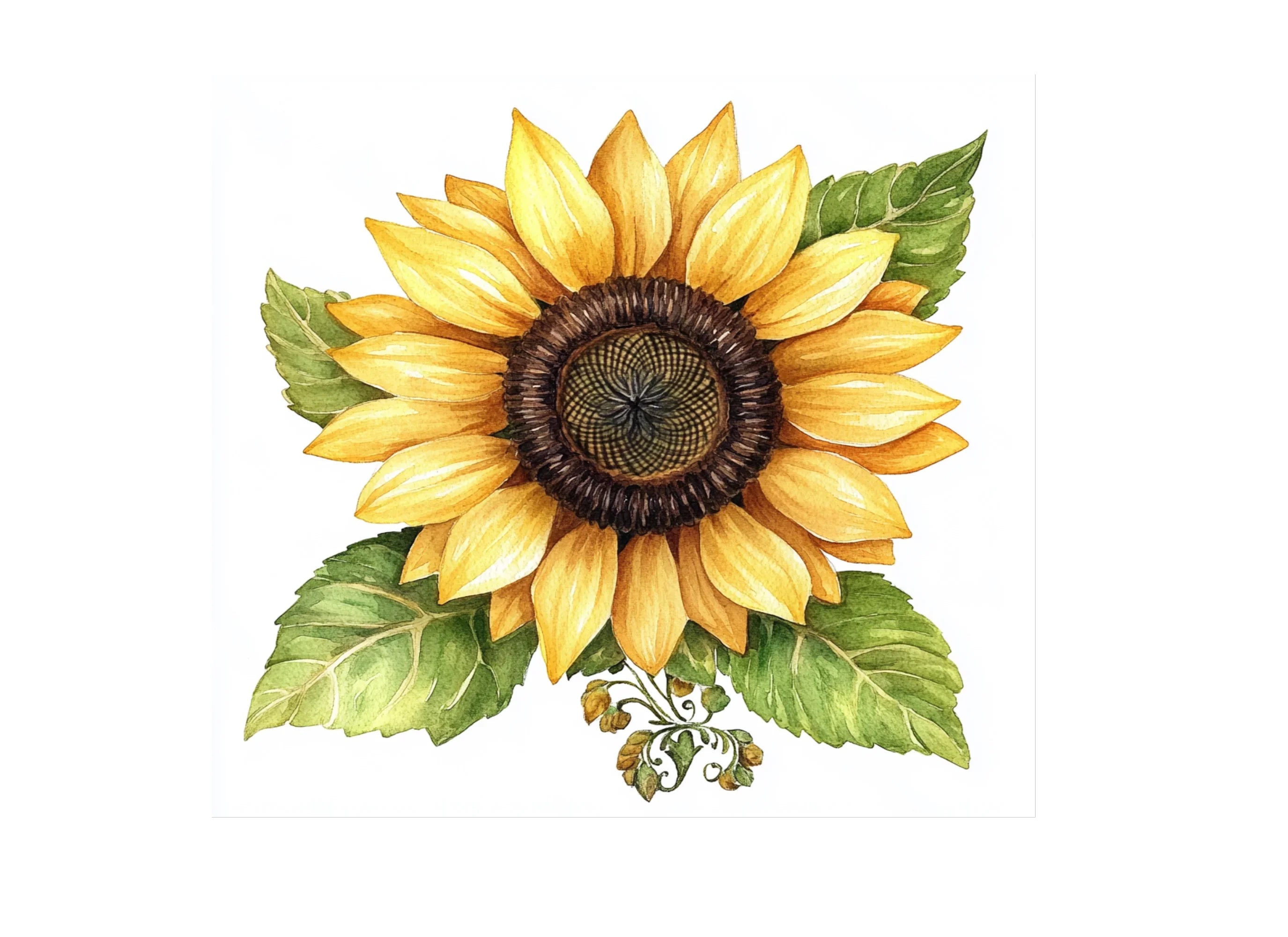 Bright Sunflower Clipart Bundle