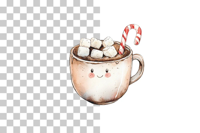 Kawaii Tea Cup Clipart Bundle - CraftNest - Digital Crafting and Art
