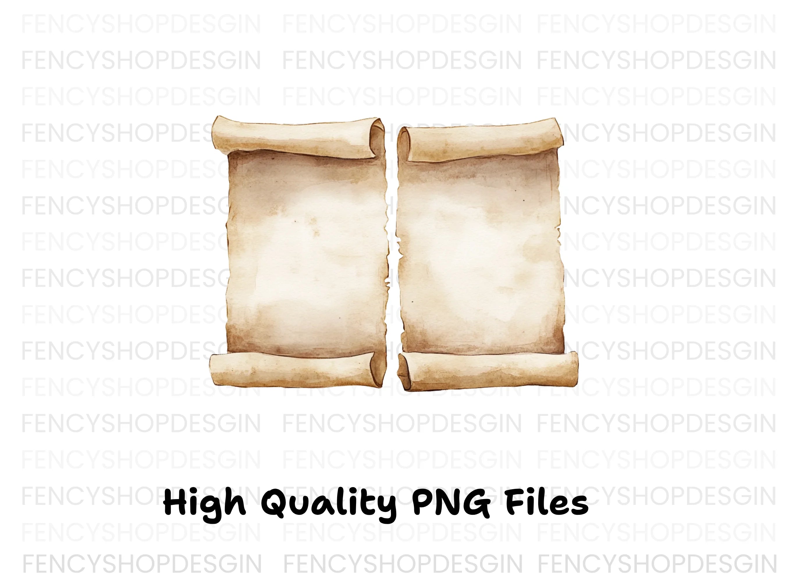 Vintage Scrolls Clipart Bundle