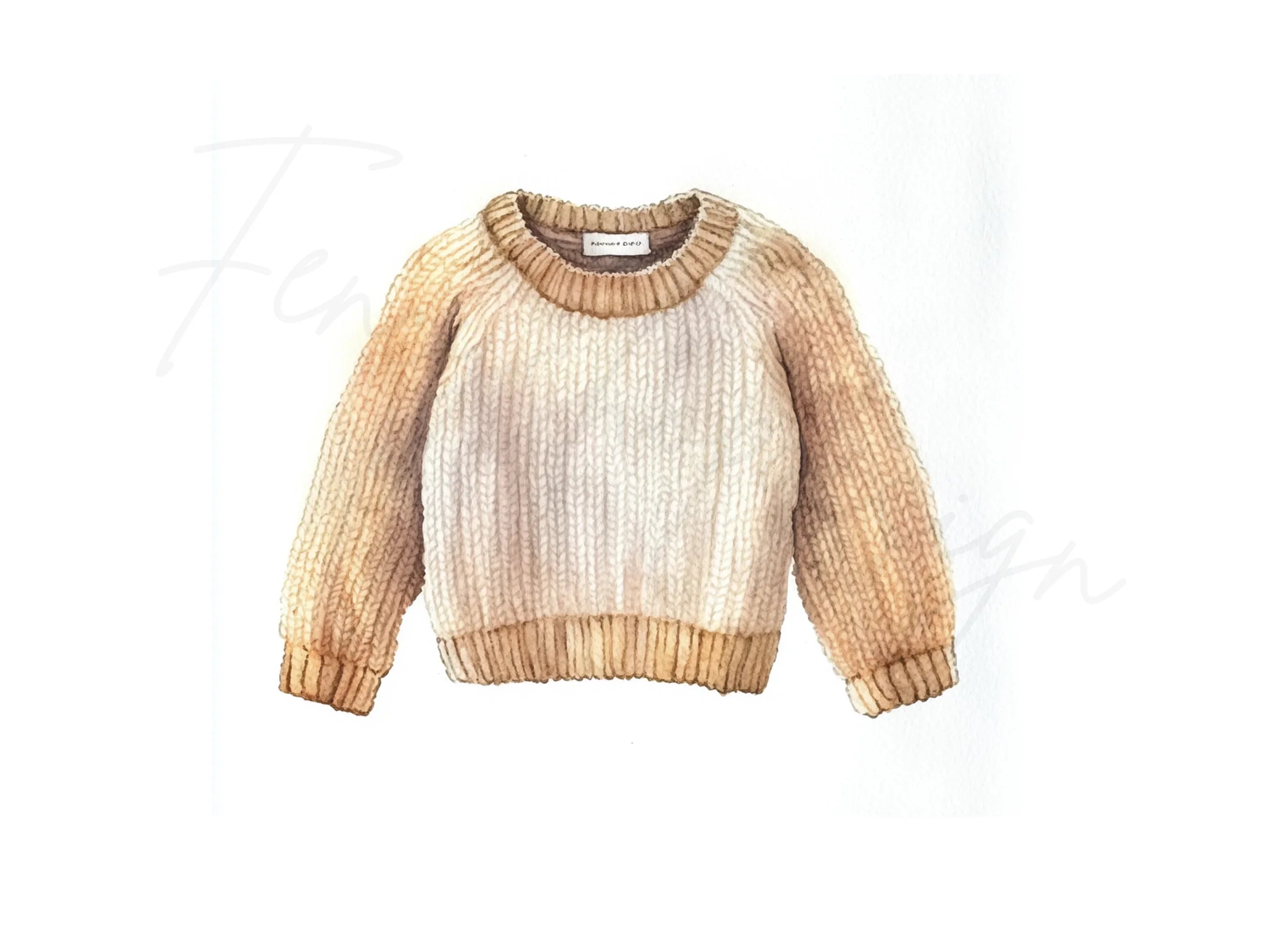 Warm Knit Sweaters Clipart Bundle