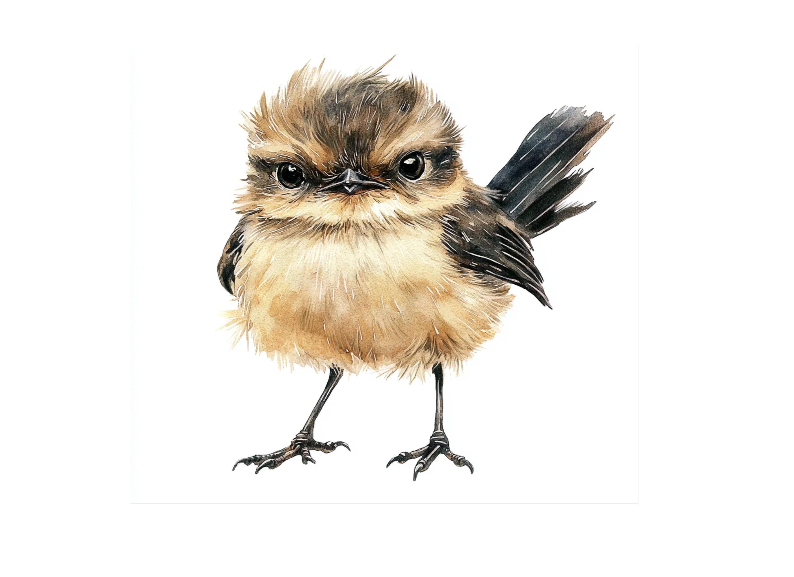 Expressive Little Bird Clipart Bundle