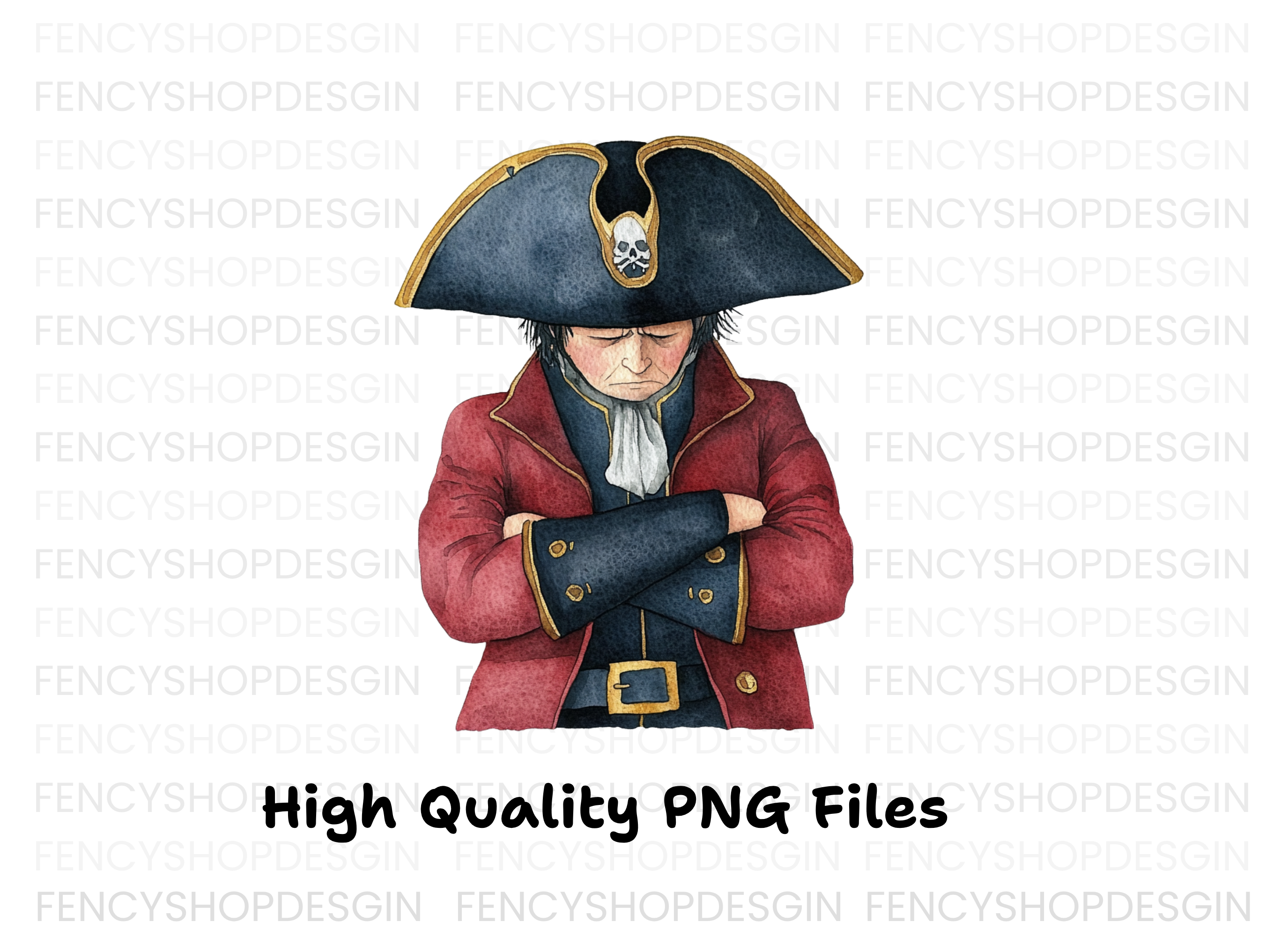 Grumpy Pirates Clipart Bundle