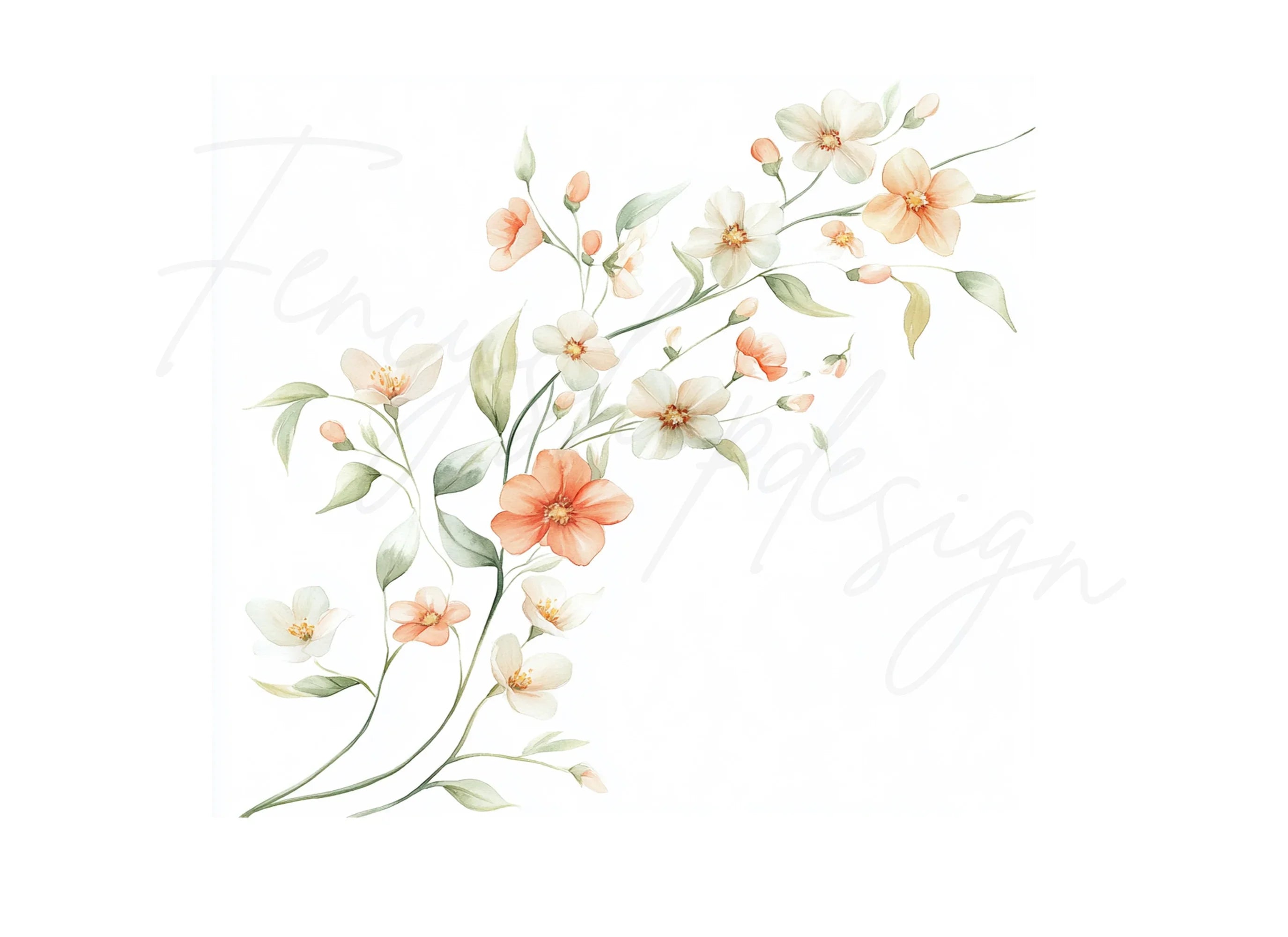 Floral Arrangements Clipart Bundle