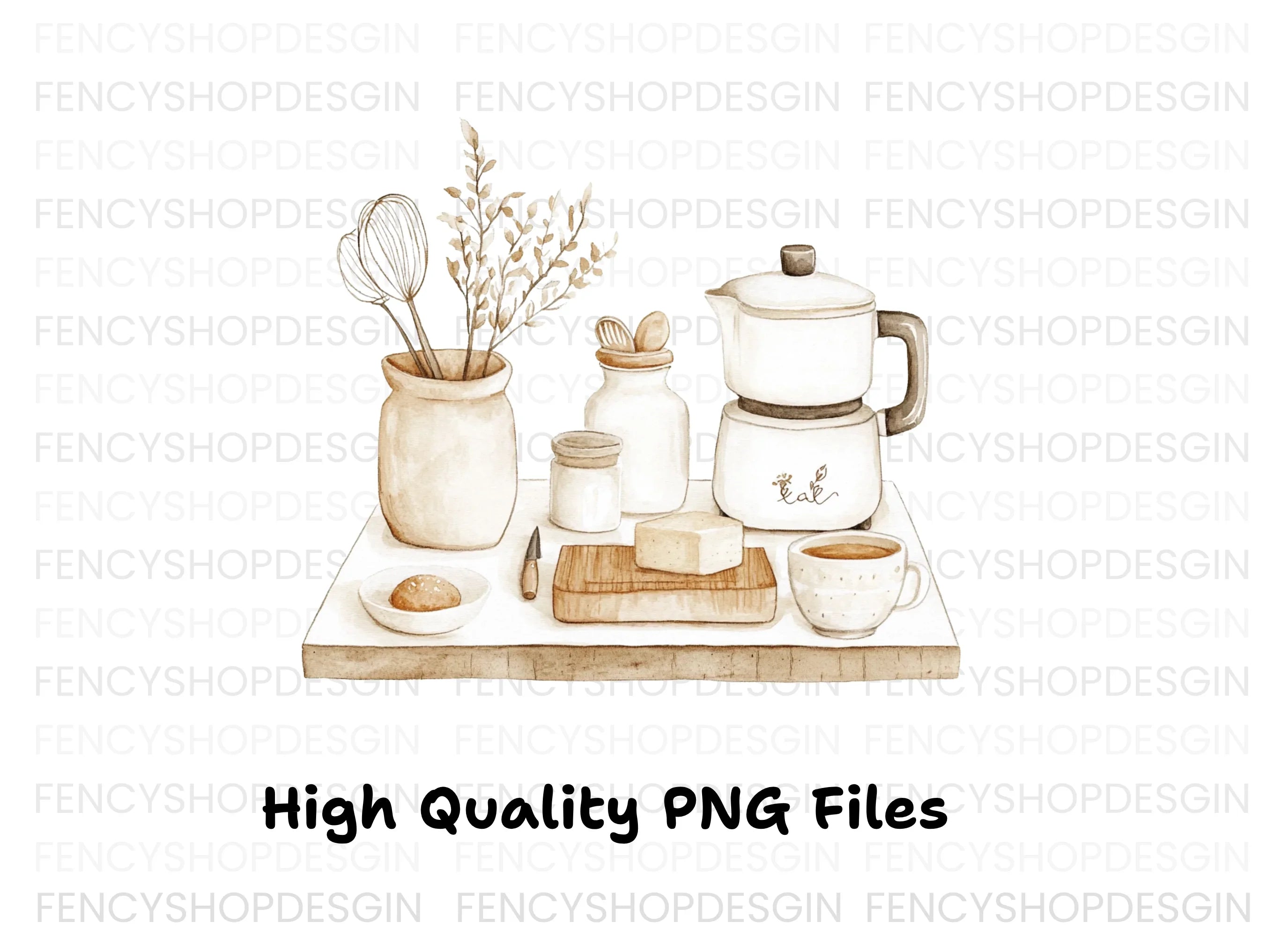Kitchen Utensils Clipart Bundle