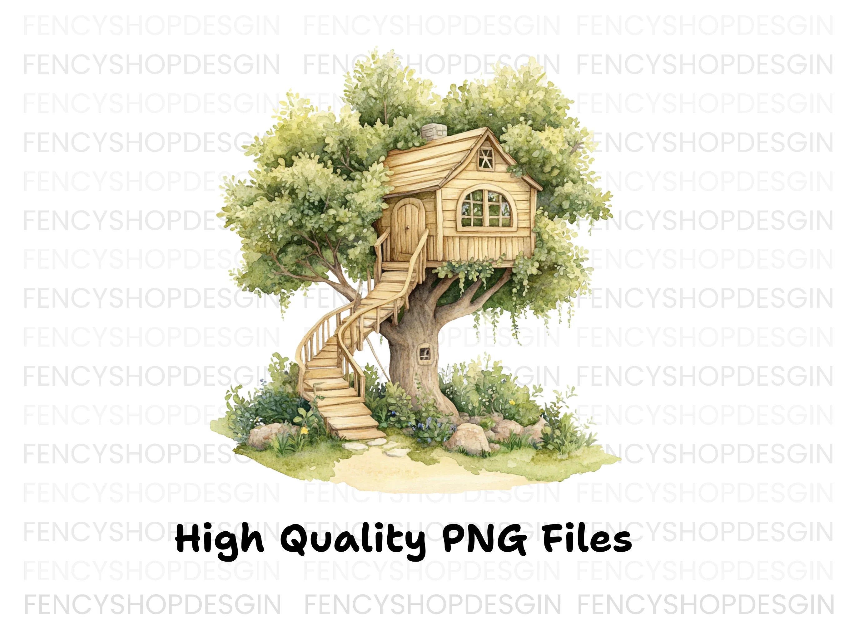 Treehouse Clipart Bundle