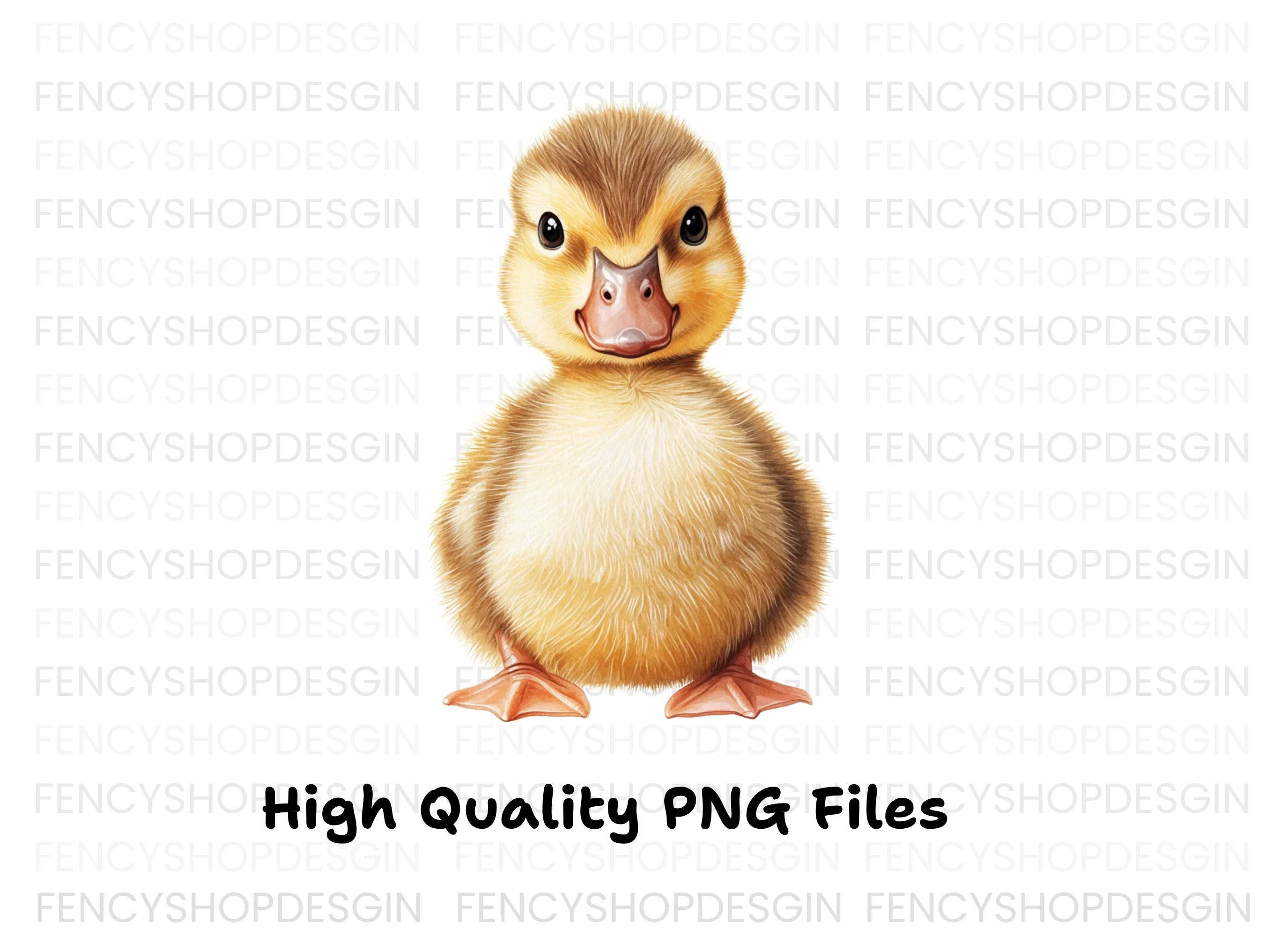 Cute Baby Duckling Clipart Bundle