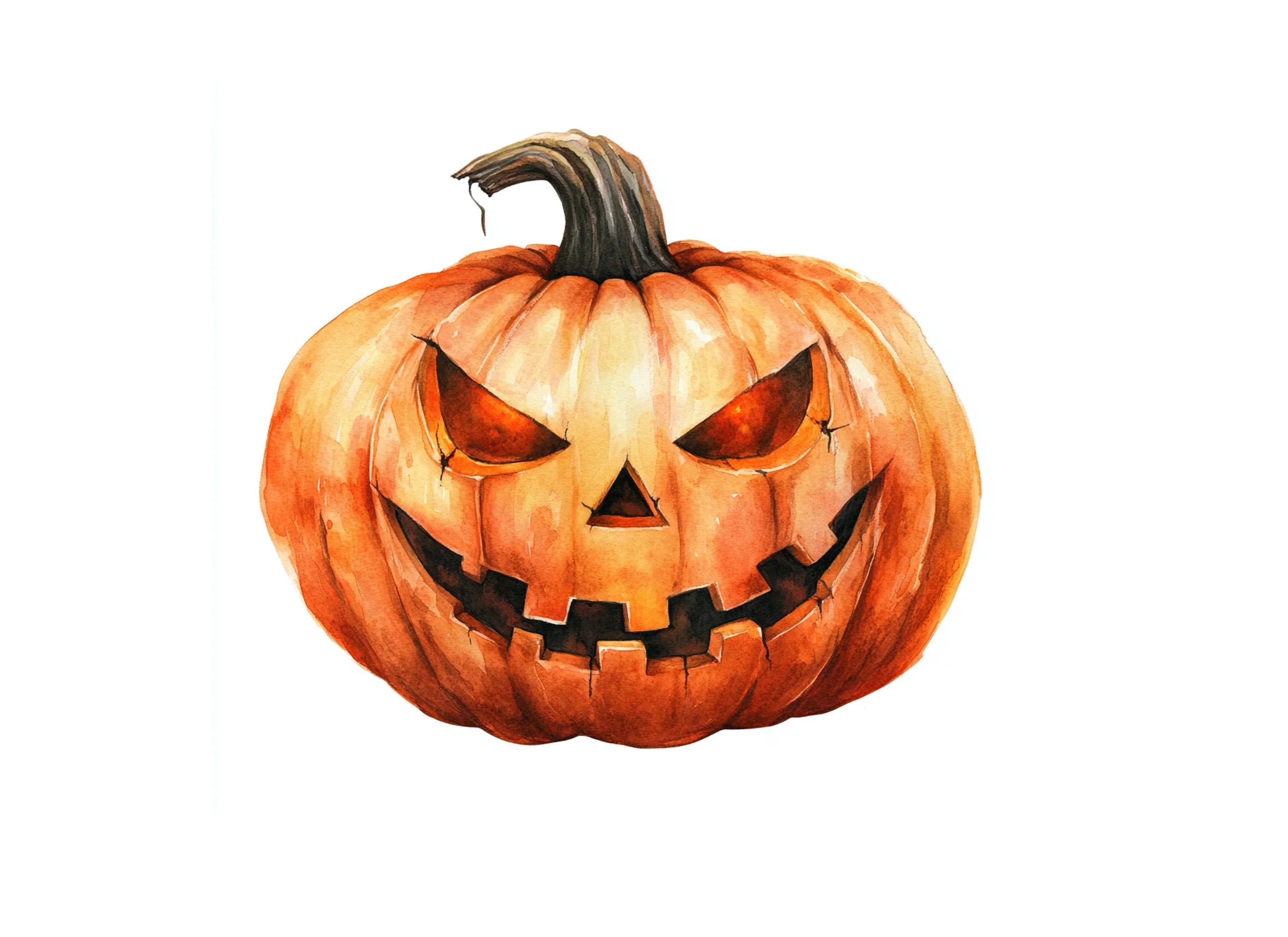 Spooky Jack Lantern Clipart Bundle