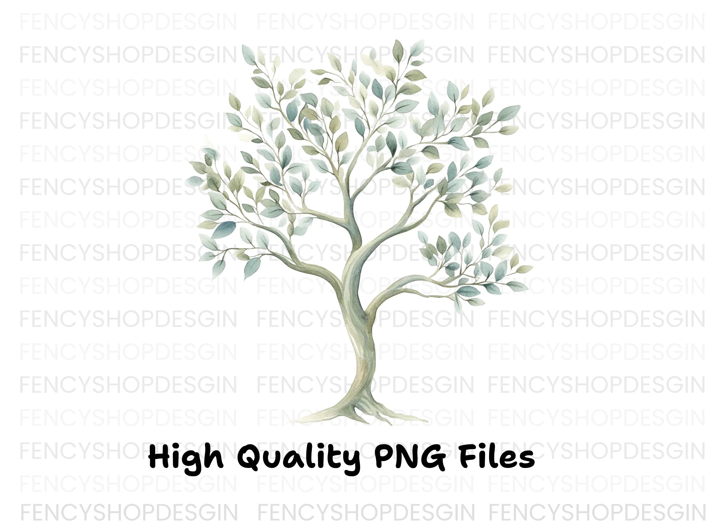 Tree Clipart Bundle